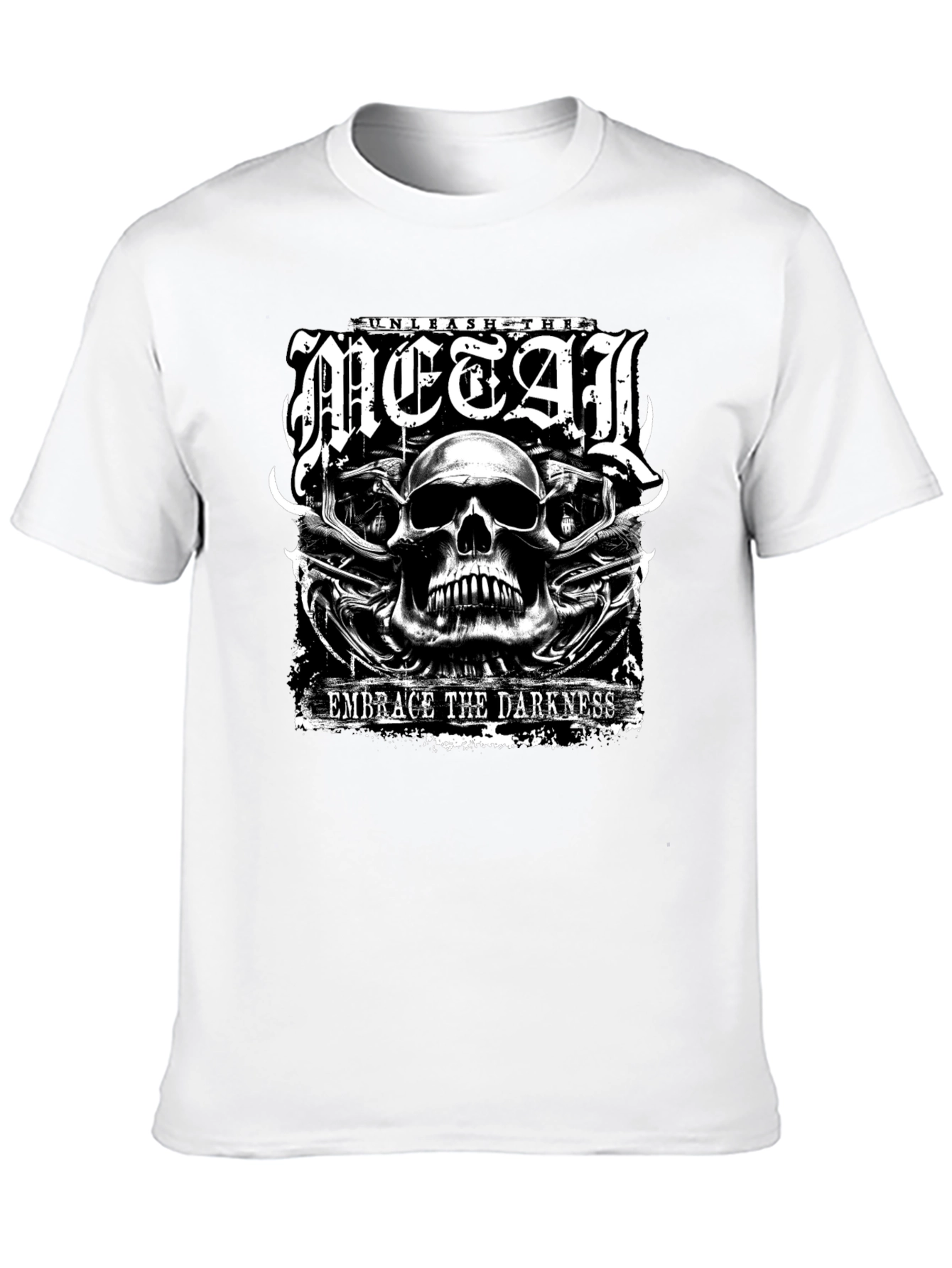 Unleash the Metal Graphic Tee - Embrace the Darkness