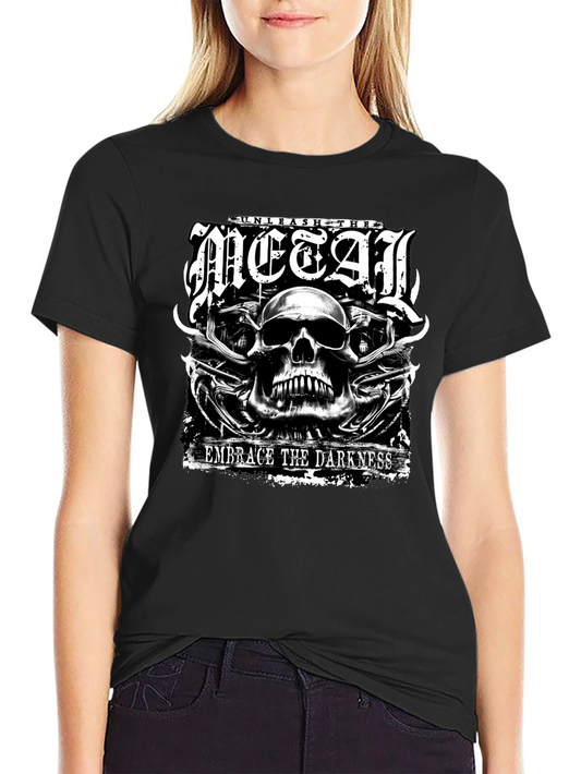 Unleash the Metal Graphic Tee - Embrace the Darkness