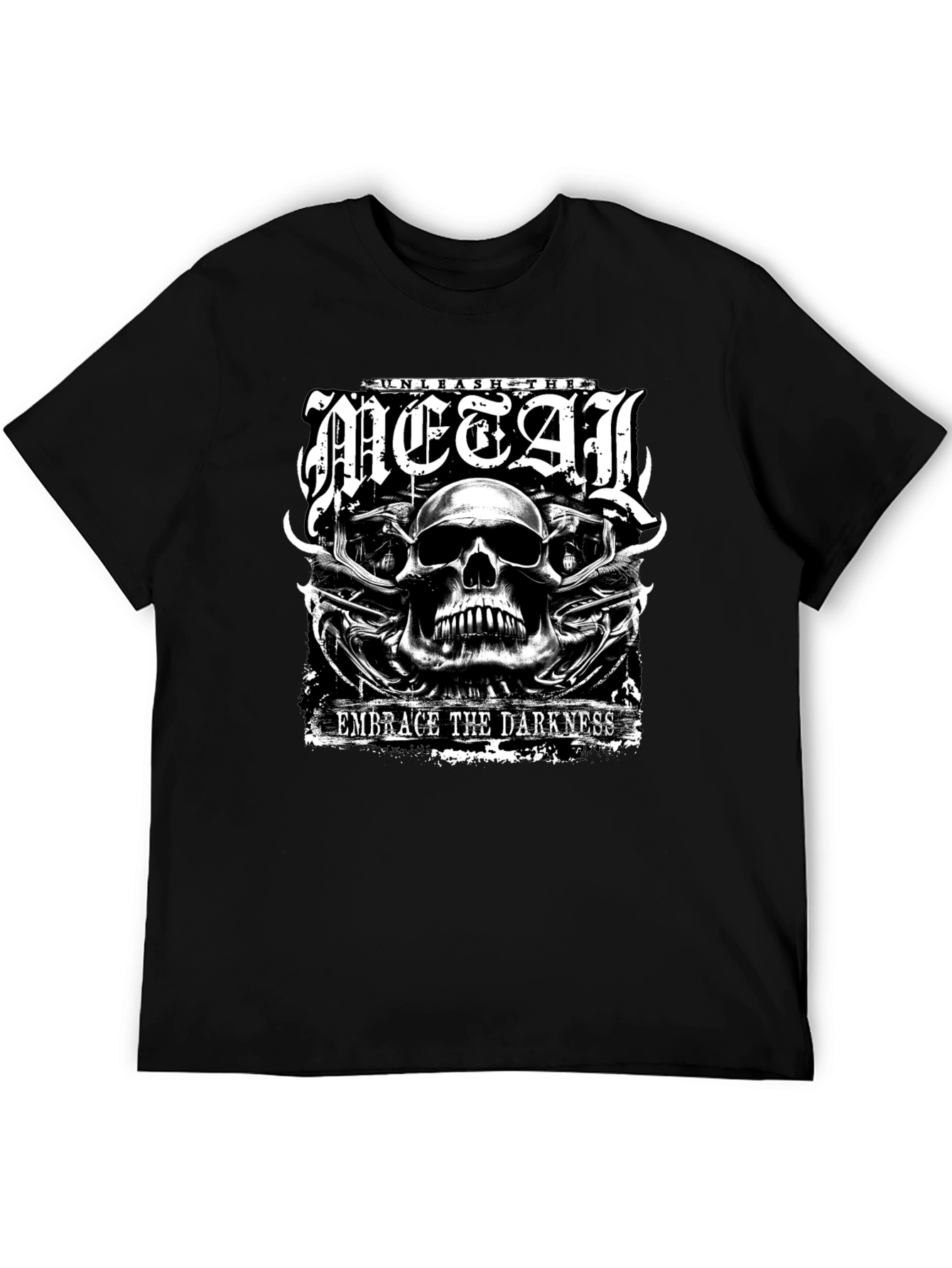 Unleash the Metal Graphic Tee - Embrace the Darkness