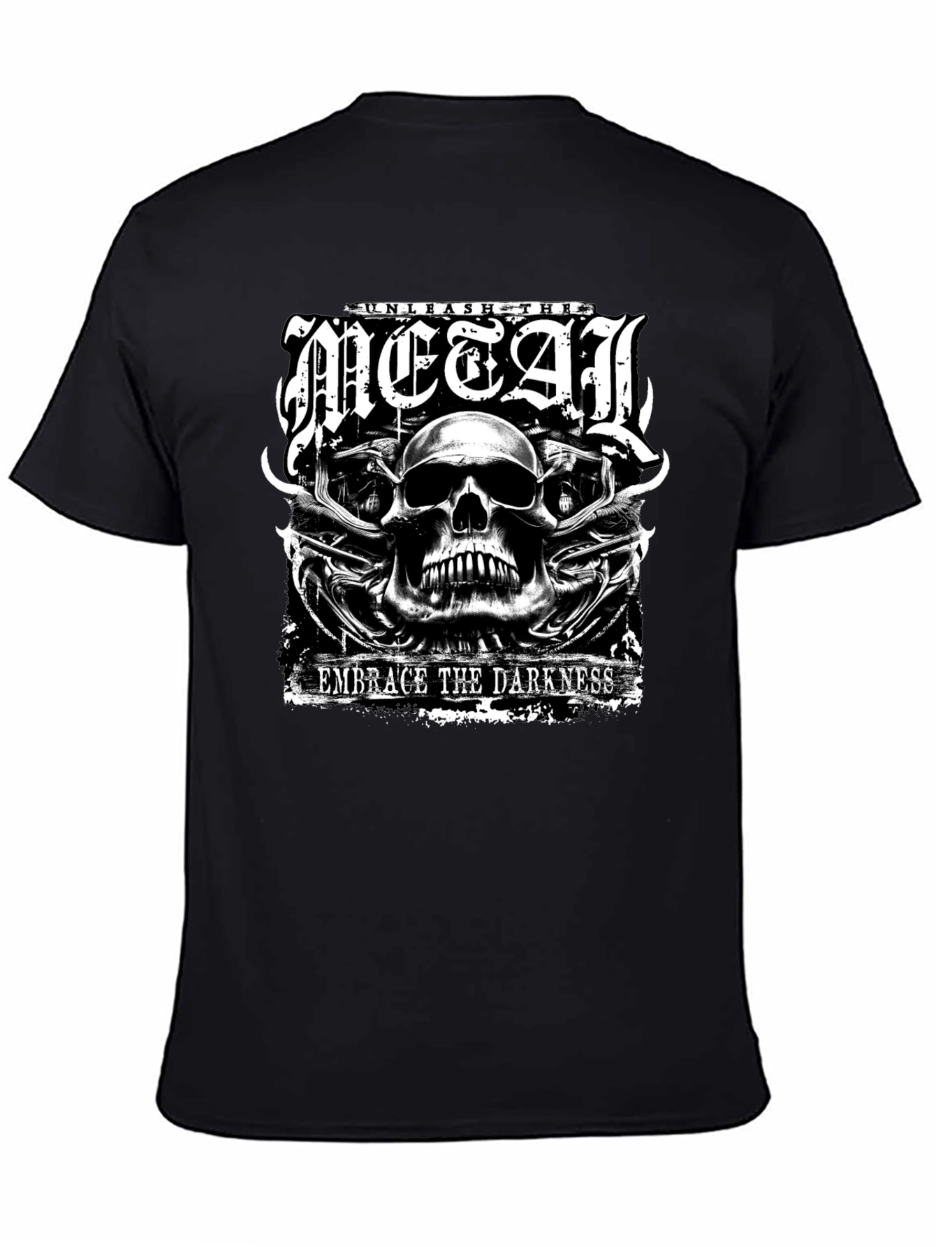 Unleash the Metal Graphic Tee - Embrace the Darkness