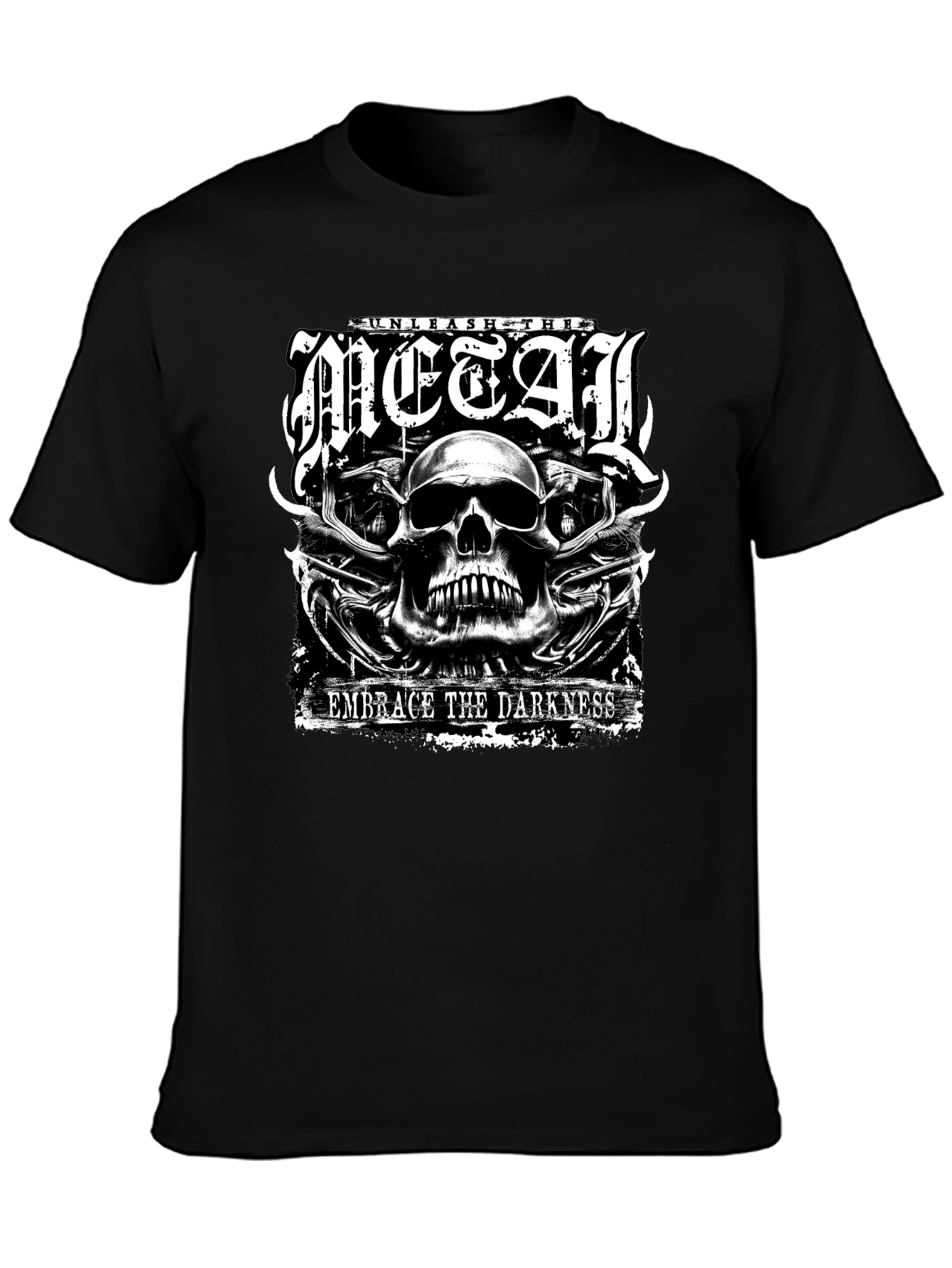 Unleash the Metal Graphic Tee - Embrace the Darkness