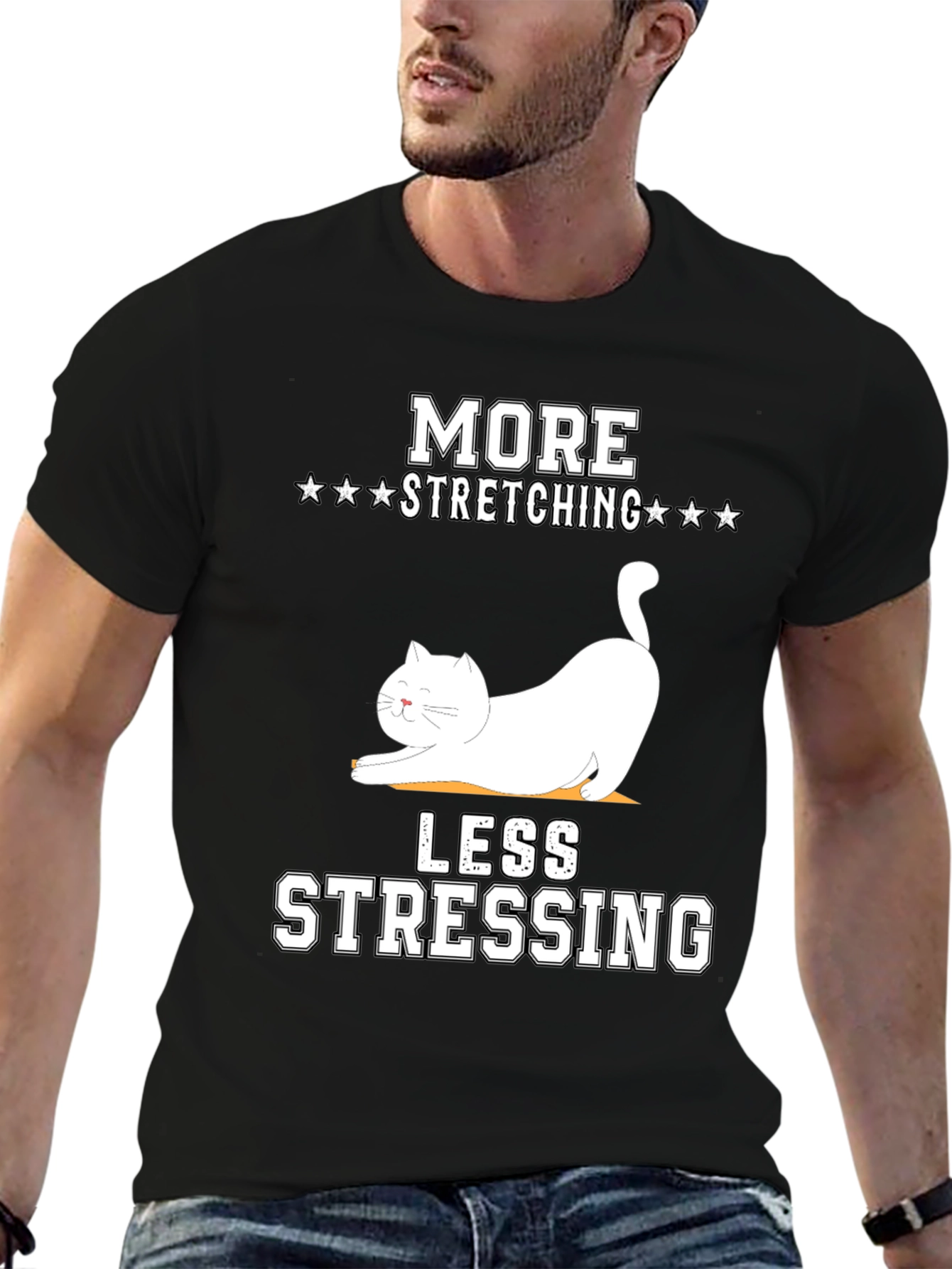 More Stretching Less Stressing T-Shirt