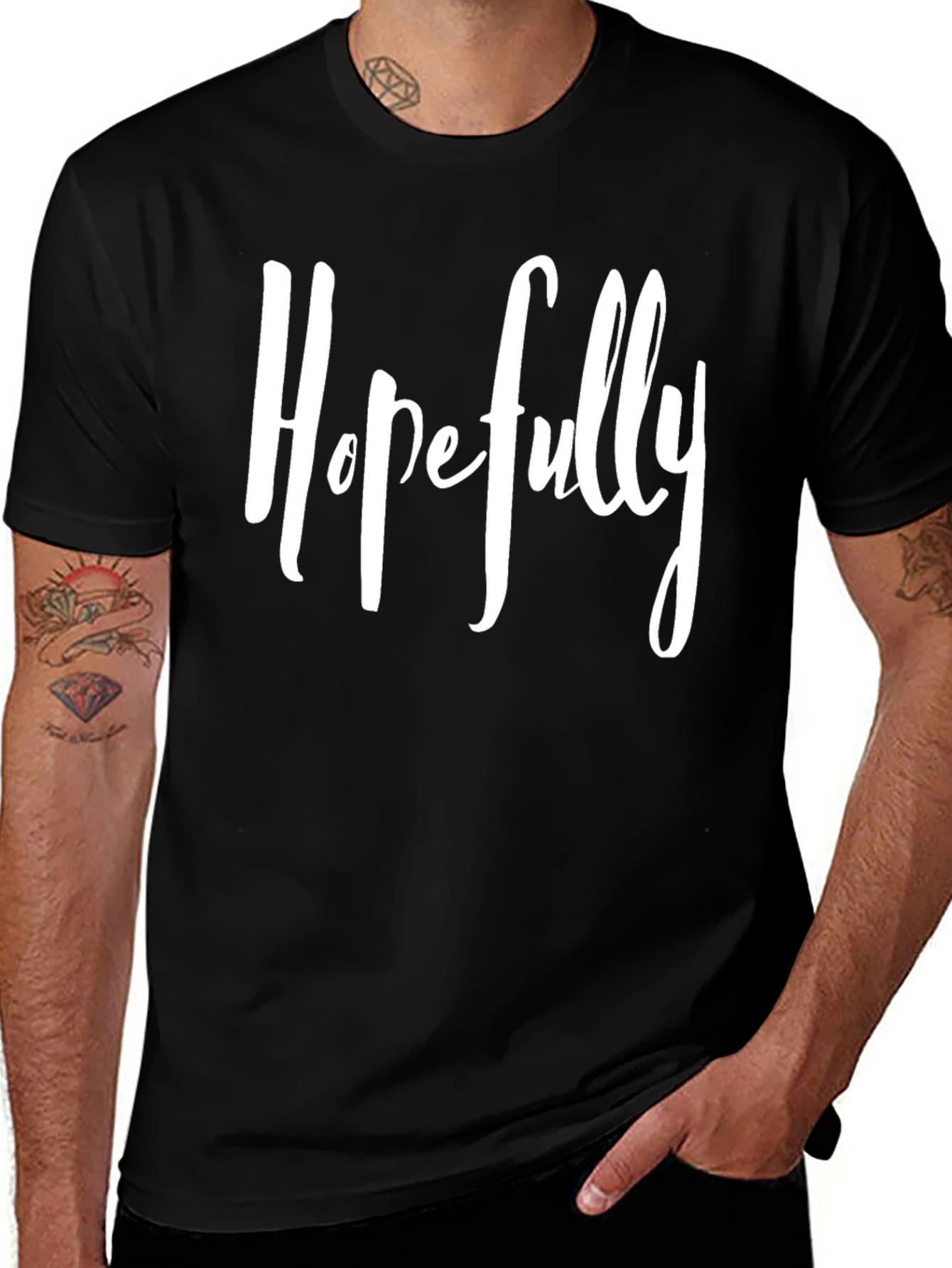 Hopefully T-Shirt - Mens Graphic Tee