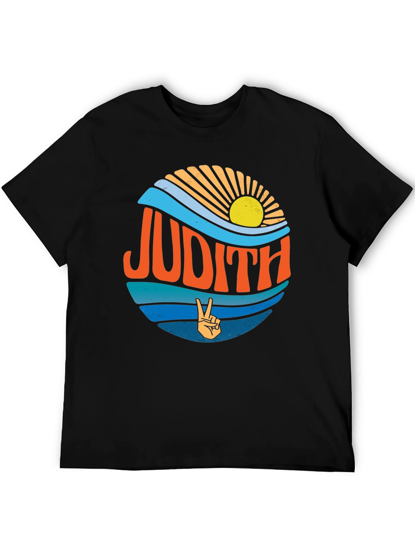 Judith Retro Peace Sign T-Shirt