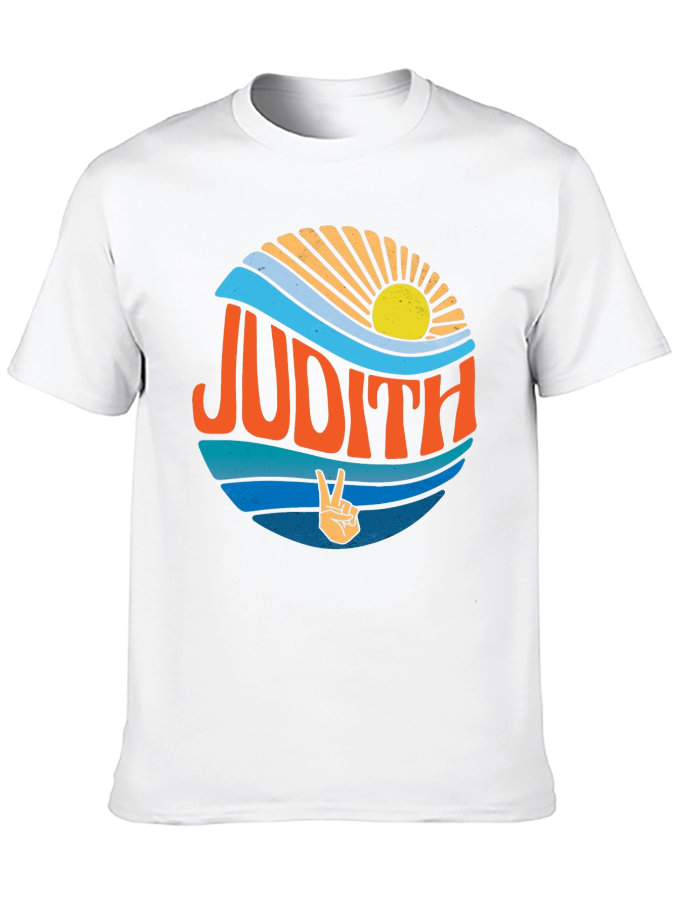 Judith Retro Peace Sign T-Shirt