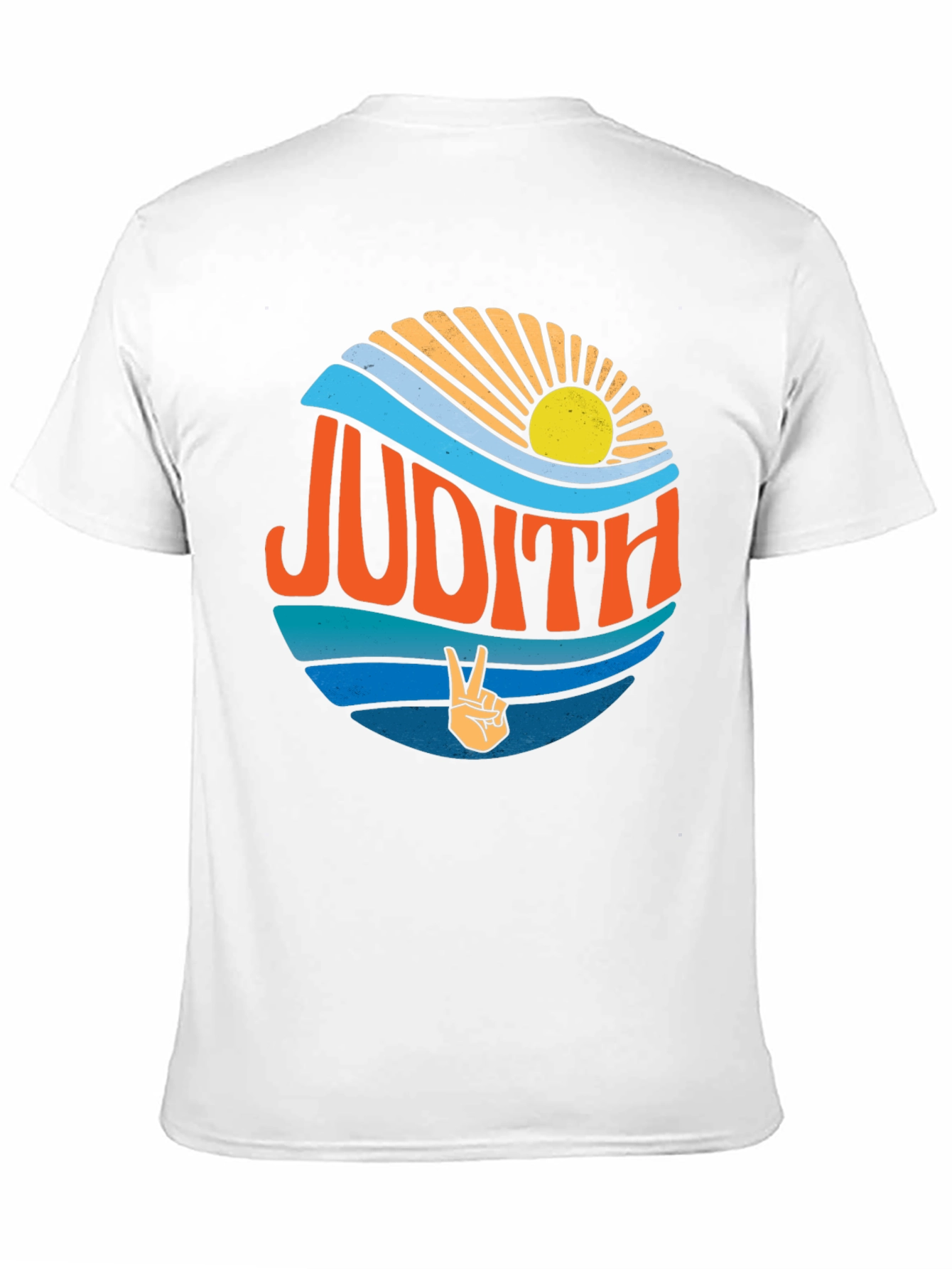 Judith Retro Peace Sign T-Shirt