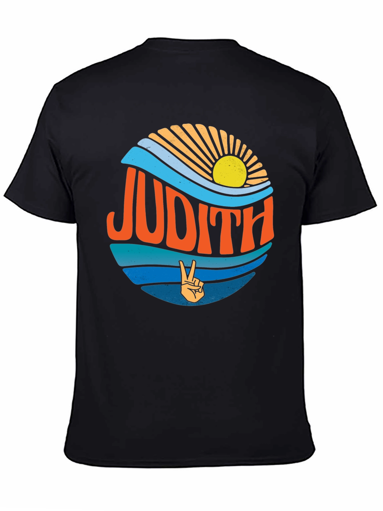 Judith Retro Peace Sign T-Shirt