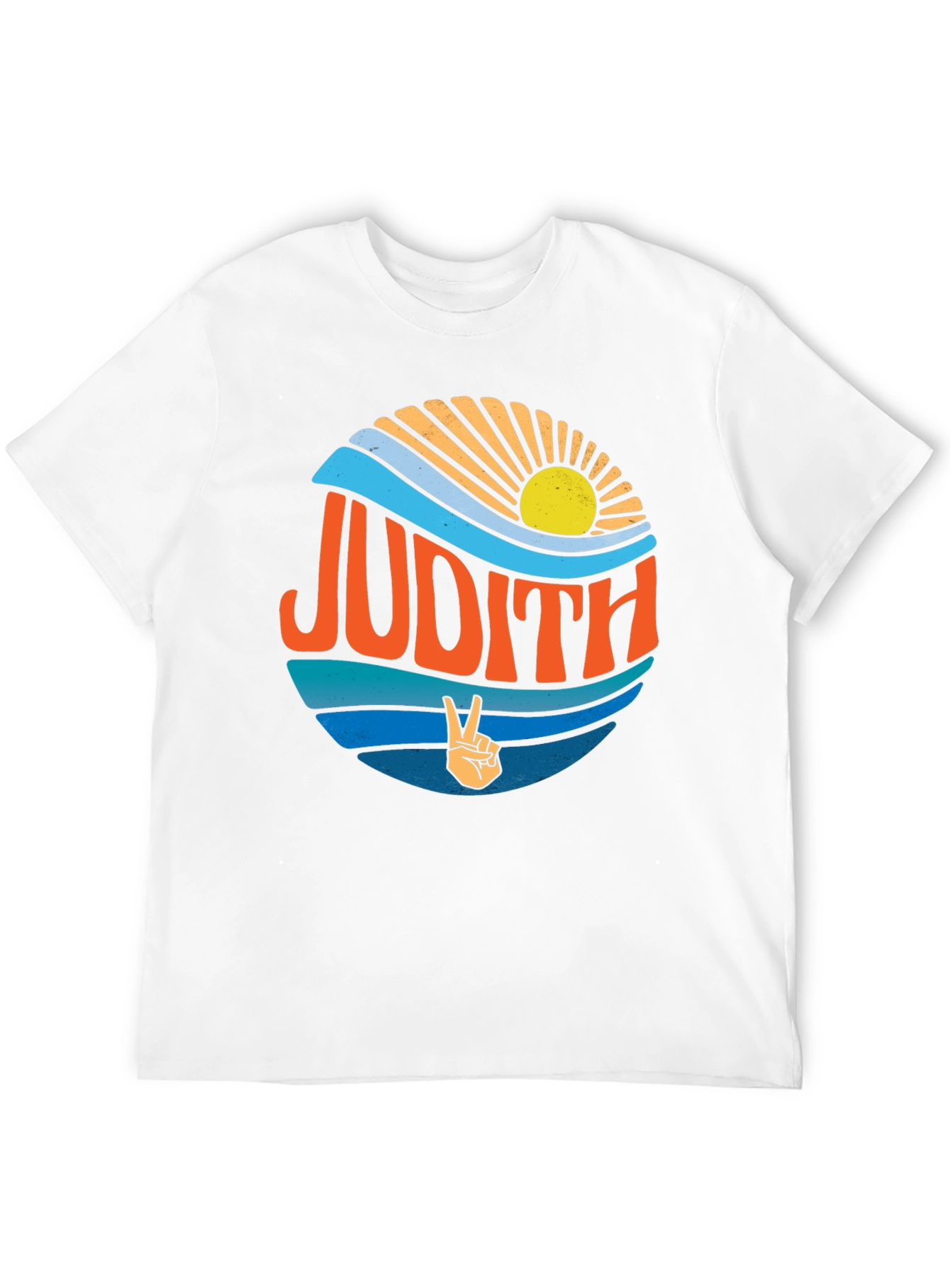 Judith Retro Peace Sign T-Shirt