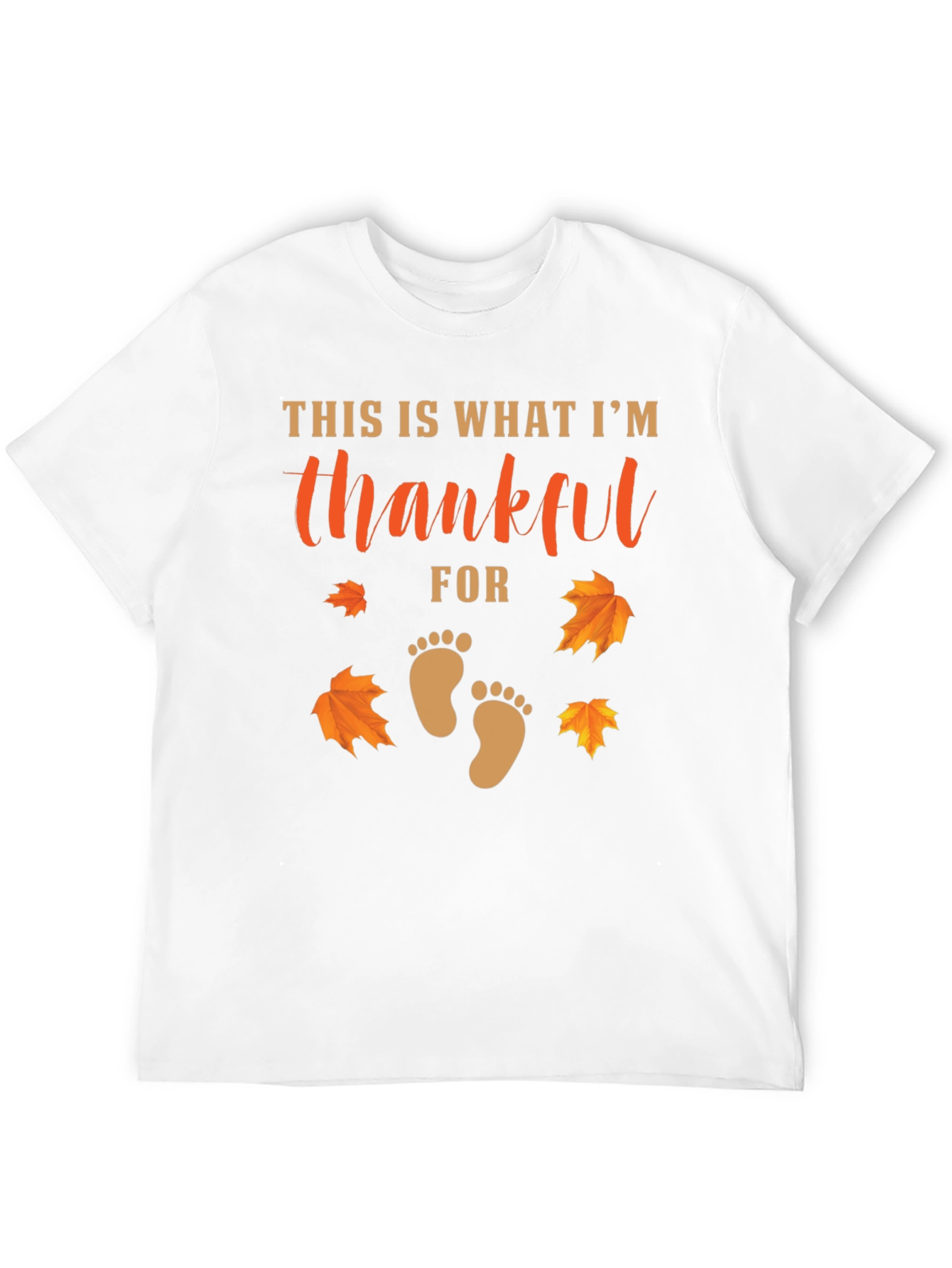 Thankful For Baby Thanksgiving T-Shirt