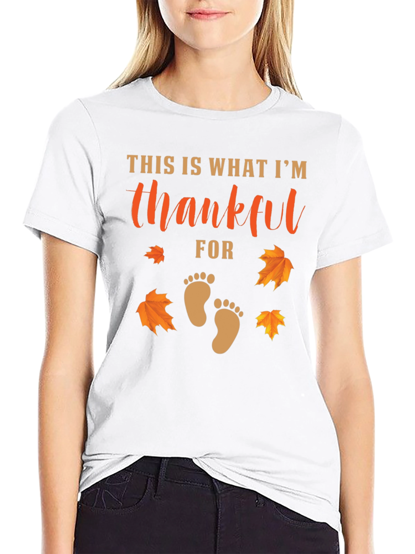 Thankful For Baby Thanksgiving T-Shirt