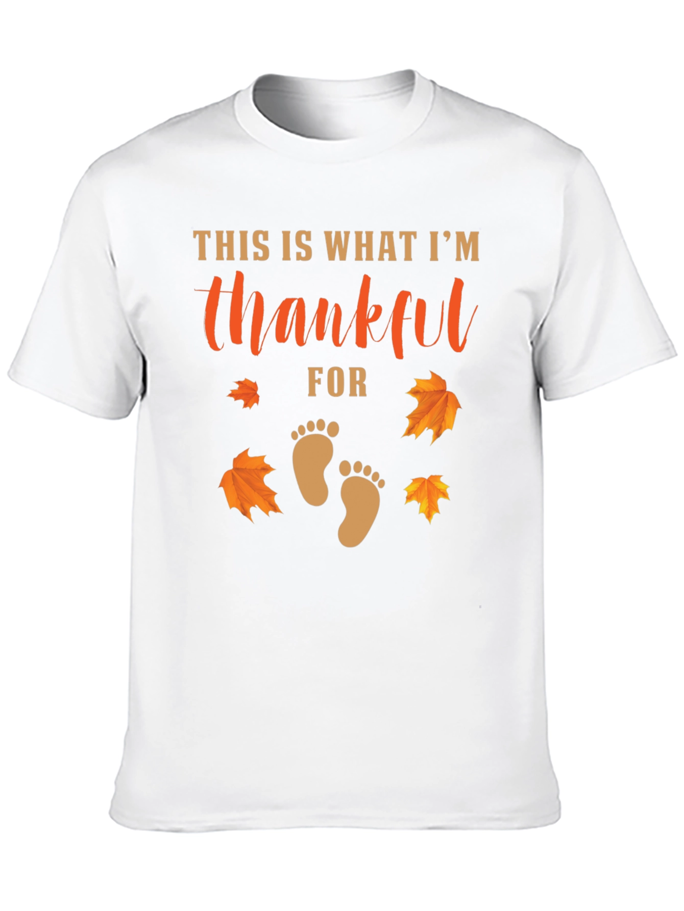 Thankful For Baby Thanksgiving T-Shirt