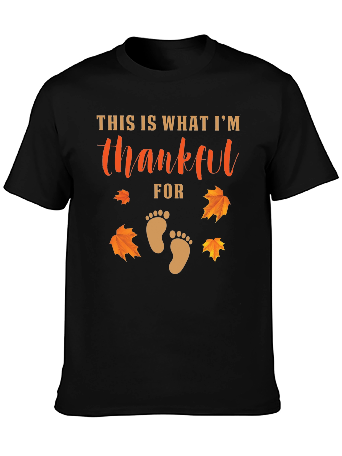 Thankful For Baby Thanksgiving T-Shirt