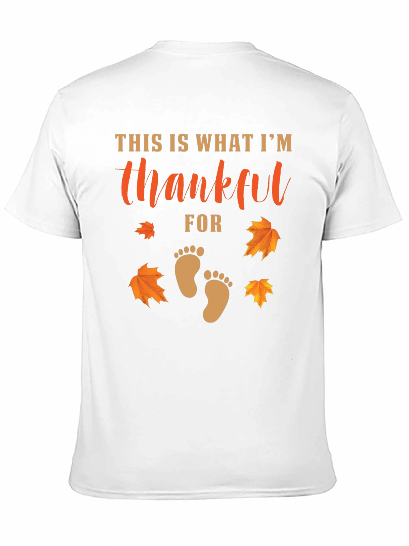 Thankful For Baby Thanksgiving T-Shirt
