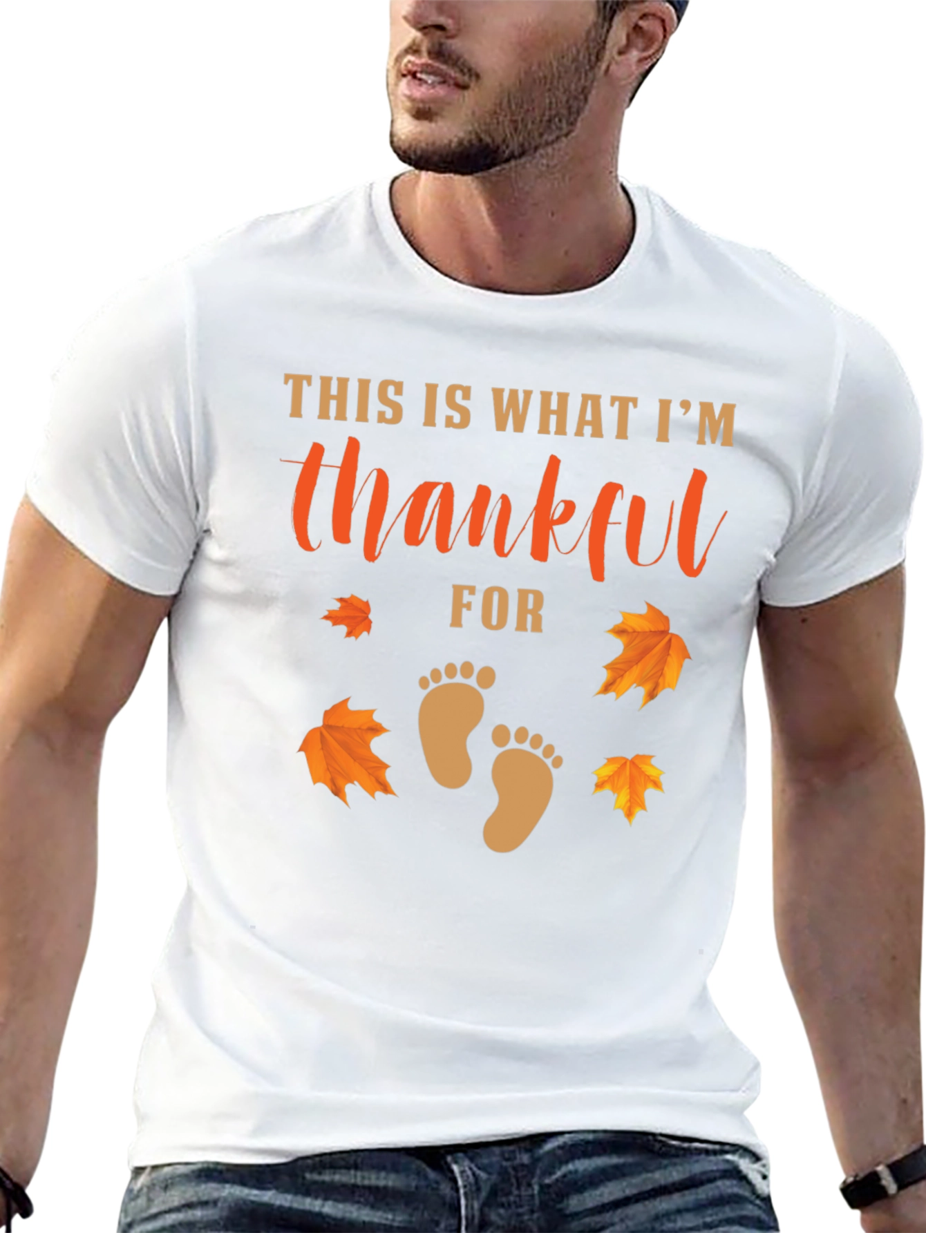 Thankful For Baby Thanksgiving T-Shirt