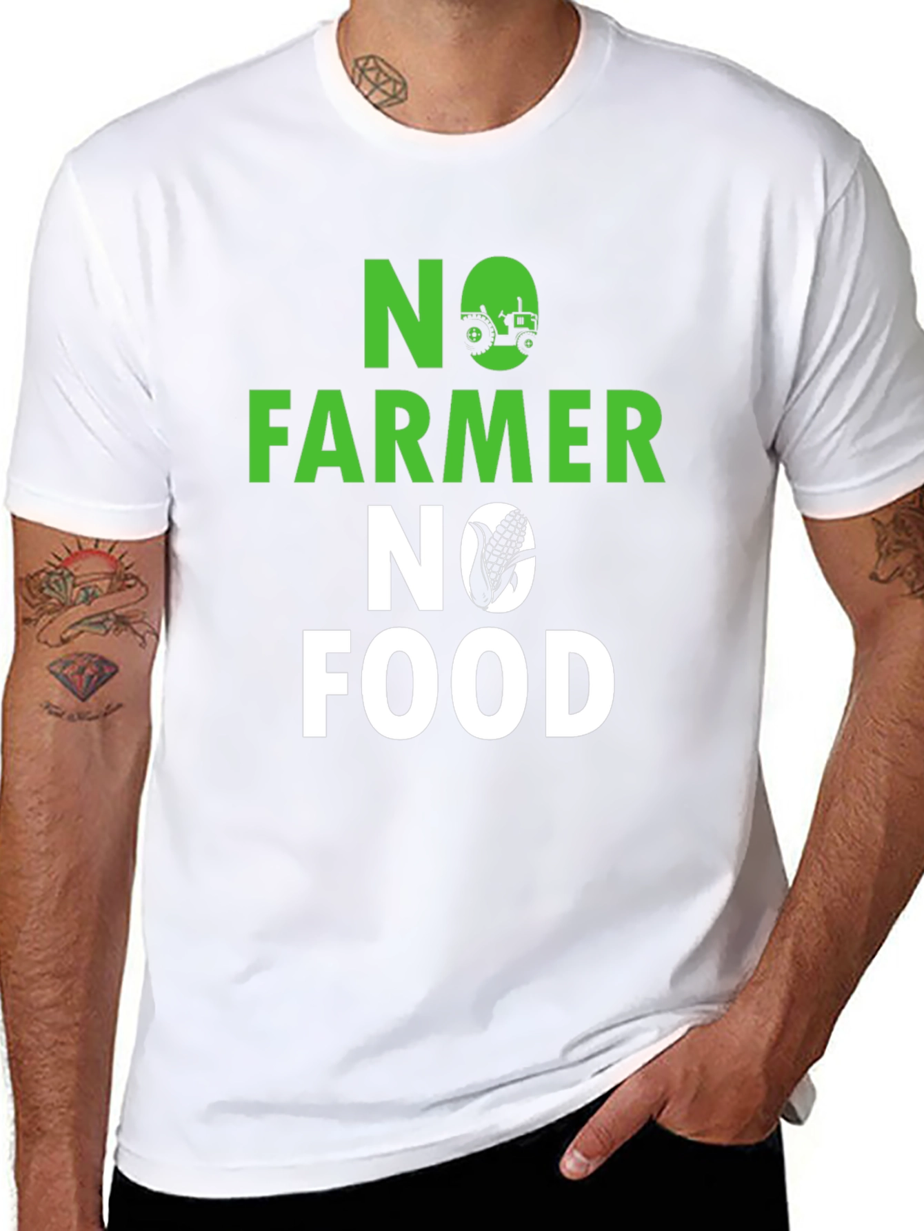 No Farmer No Food T-Shirt: Support Agriculture!