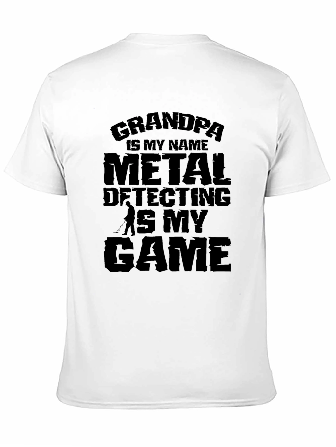 Grandpa Metal Detecting Game T-Shirt