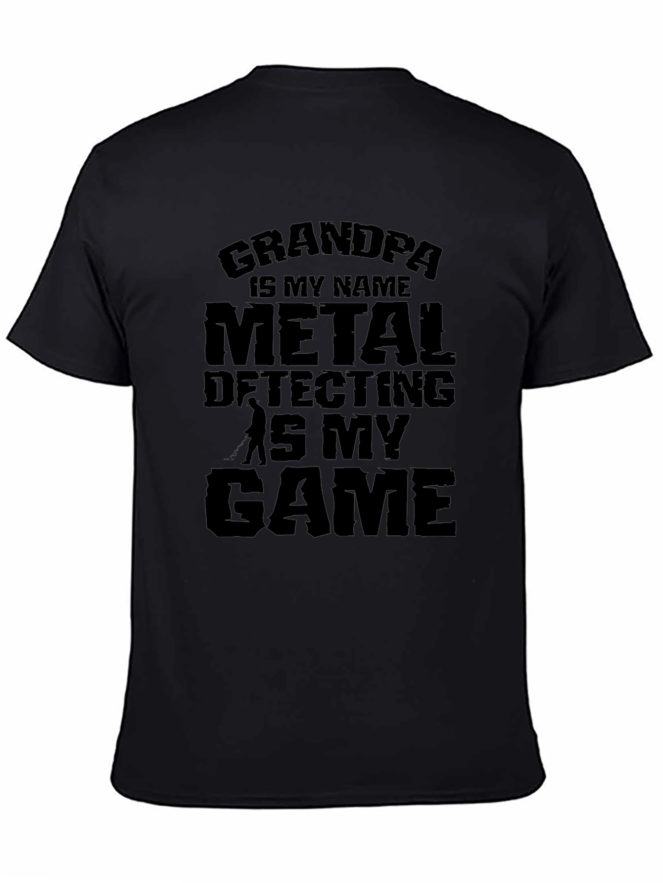 Grandpa Metal Detecting Game T-Shirt