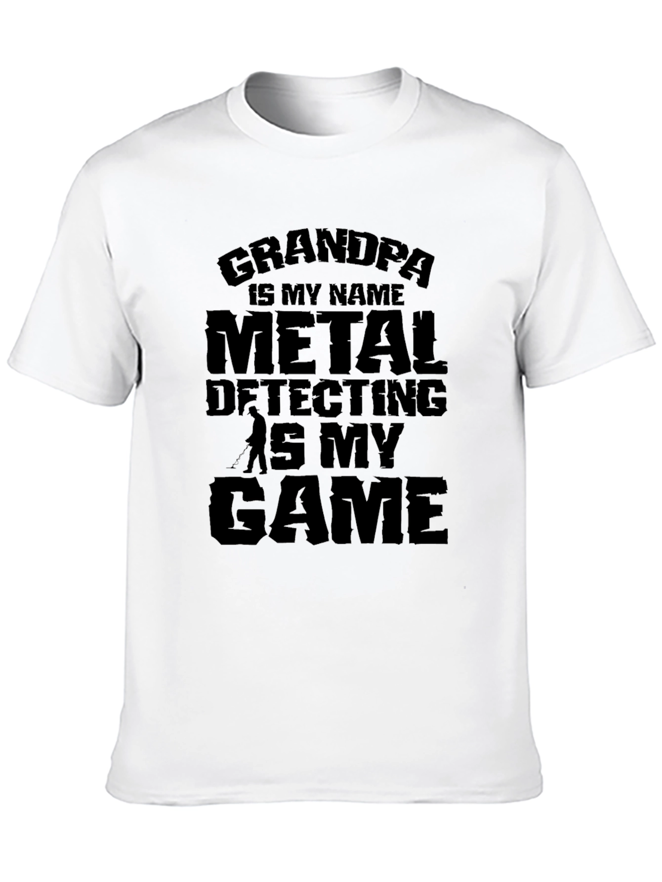 Grandpa Metal Detecting Game T-Shirt
