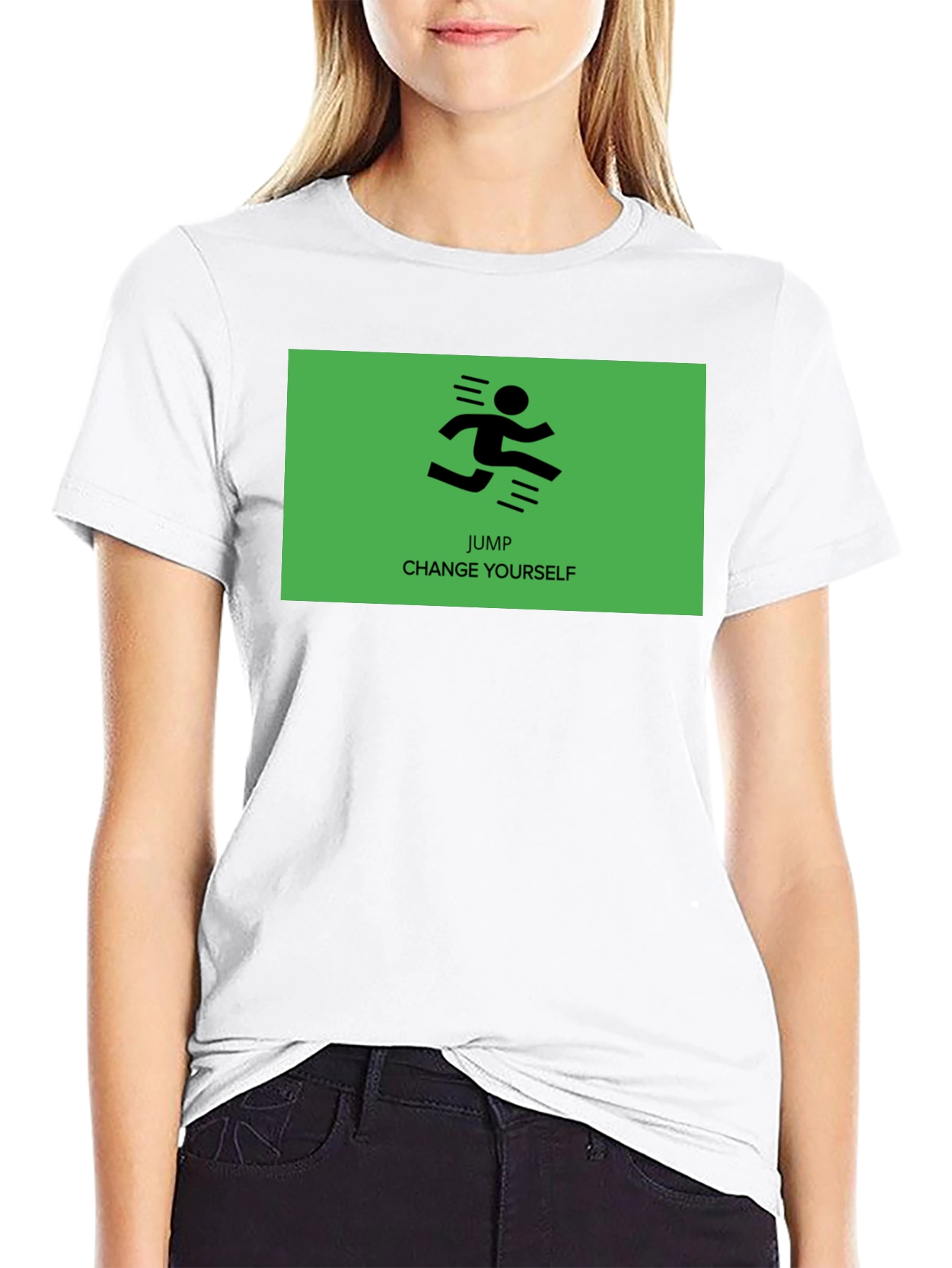 Jump Change Yourself Graphic Tee