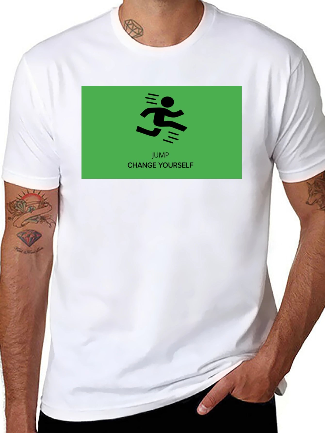 Jump Change Yourself Graphic Tee