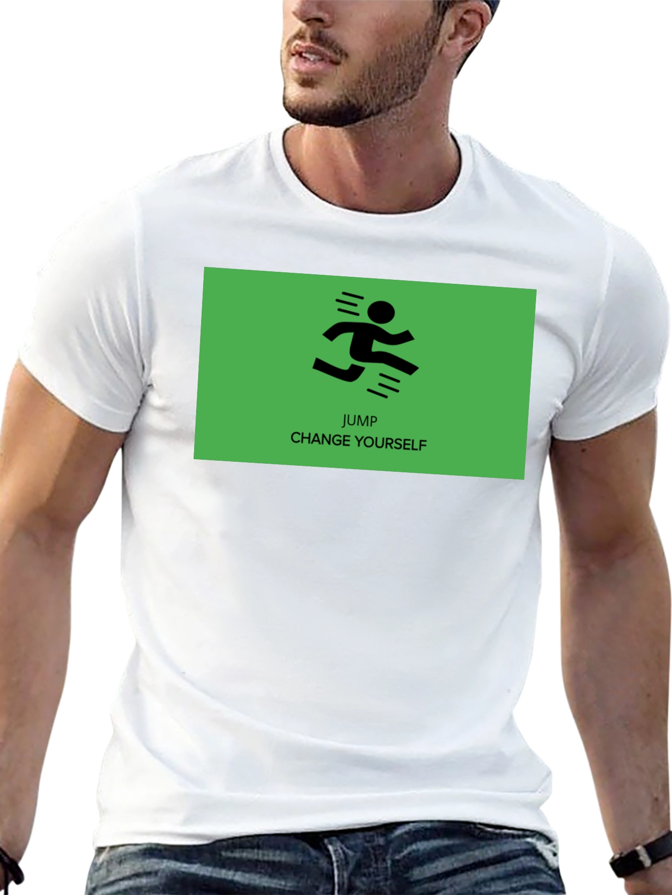 Jump Change Yourself Graphic Tee