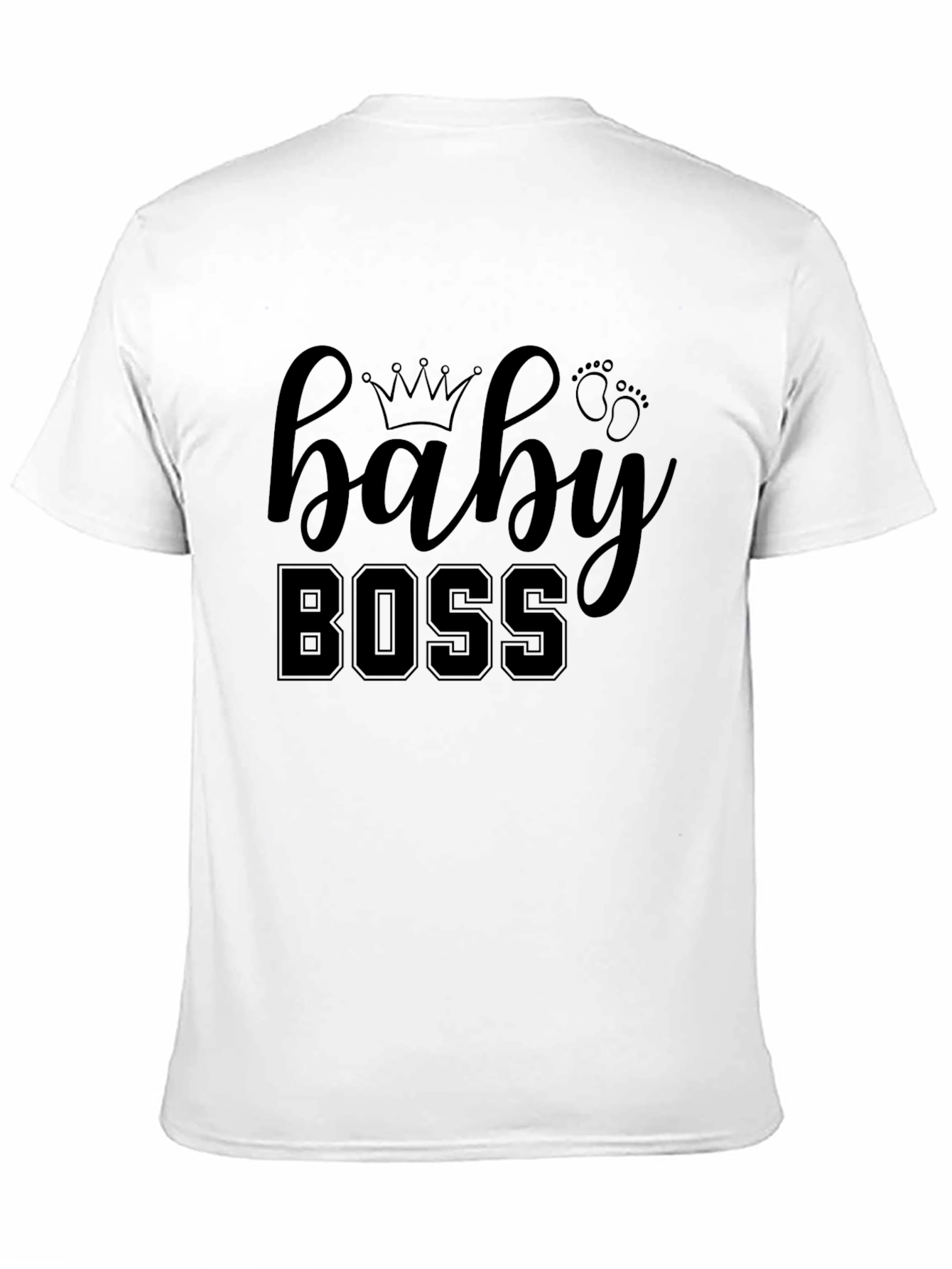 Baby Boss Graphic Tee - Black Cotton Shirt