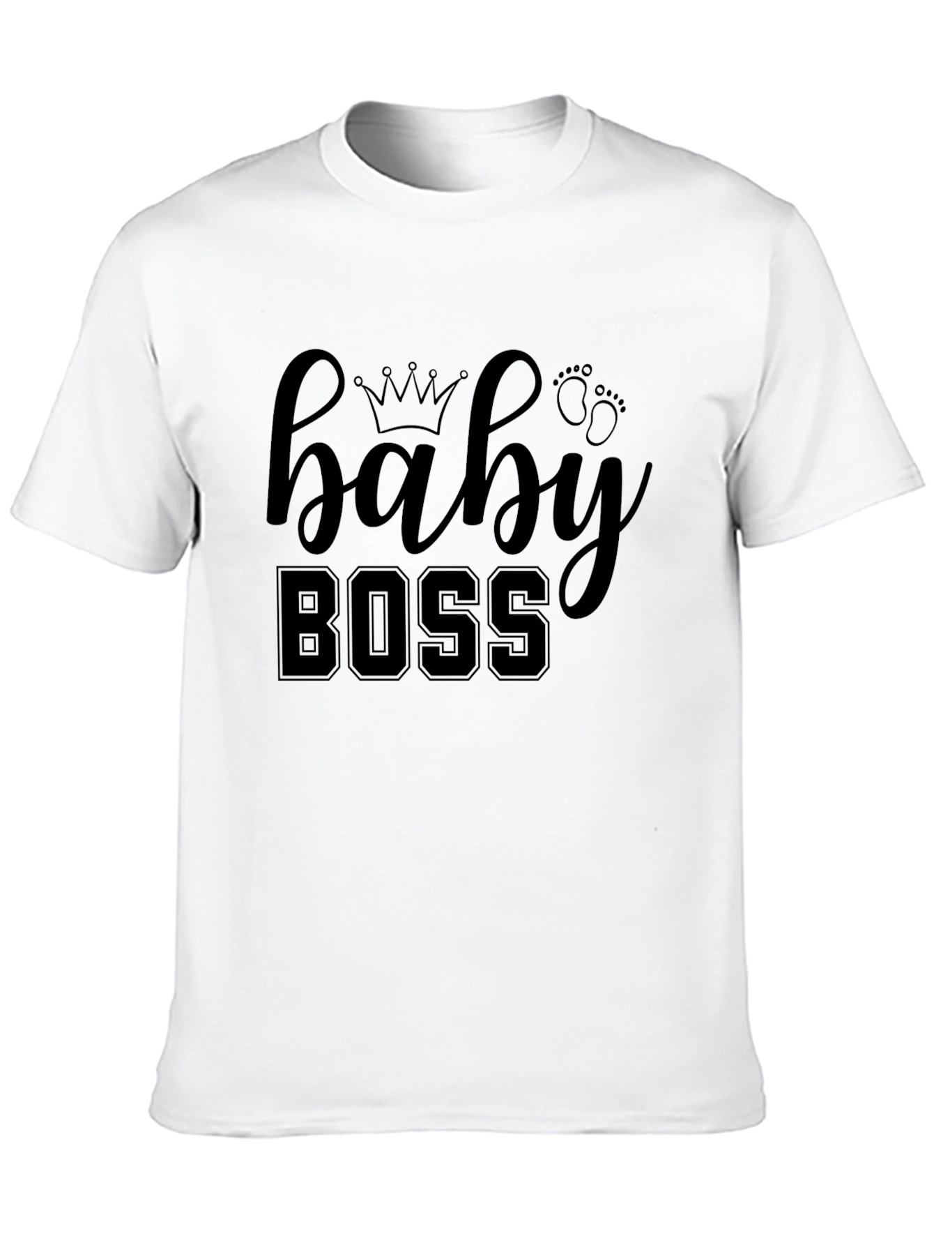 Baby Boss Graphic Tee - Black Cotton Shirt