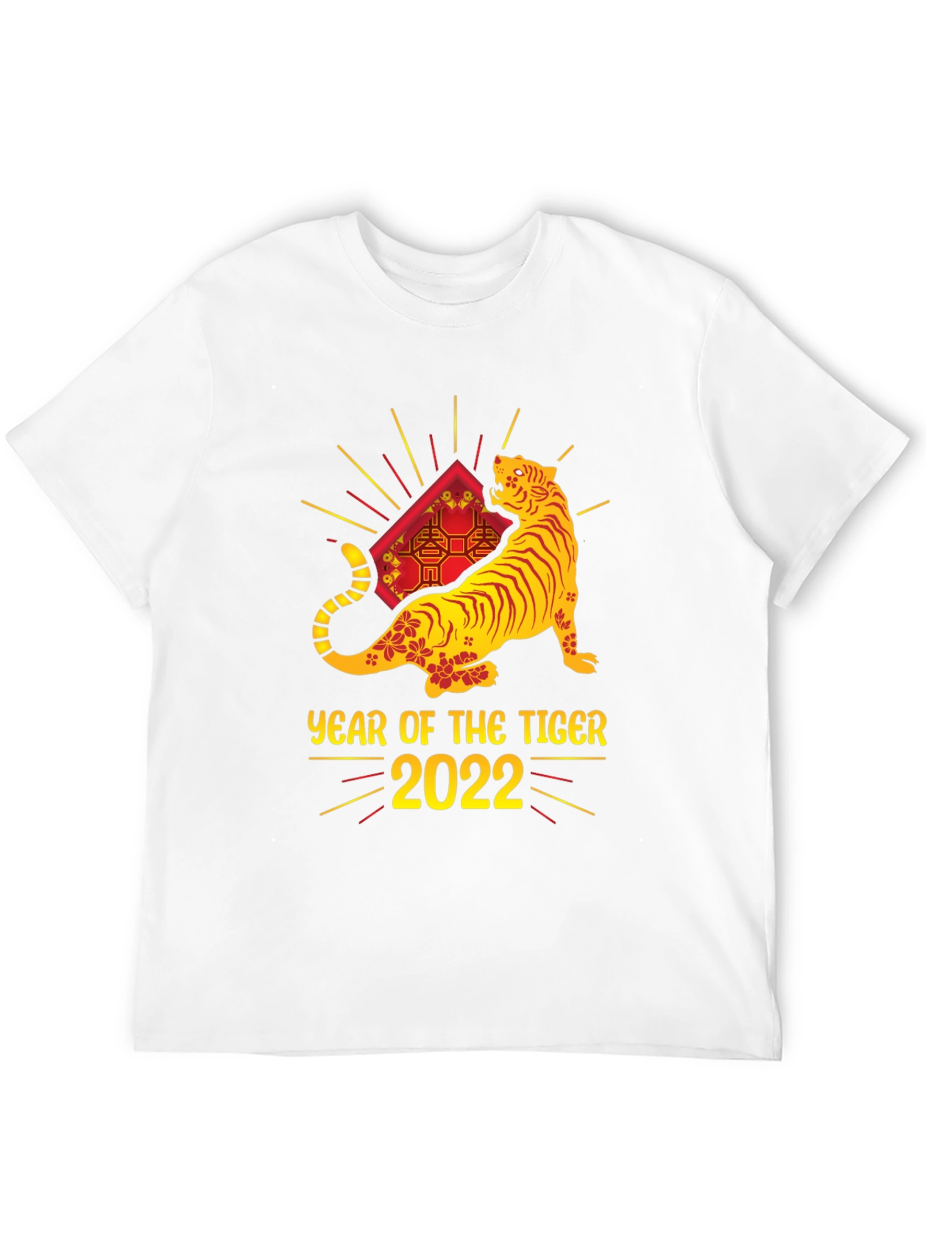 Year of the Tiger 2022 Black T-Shirt