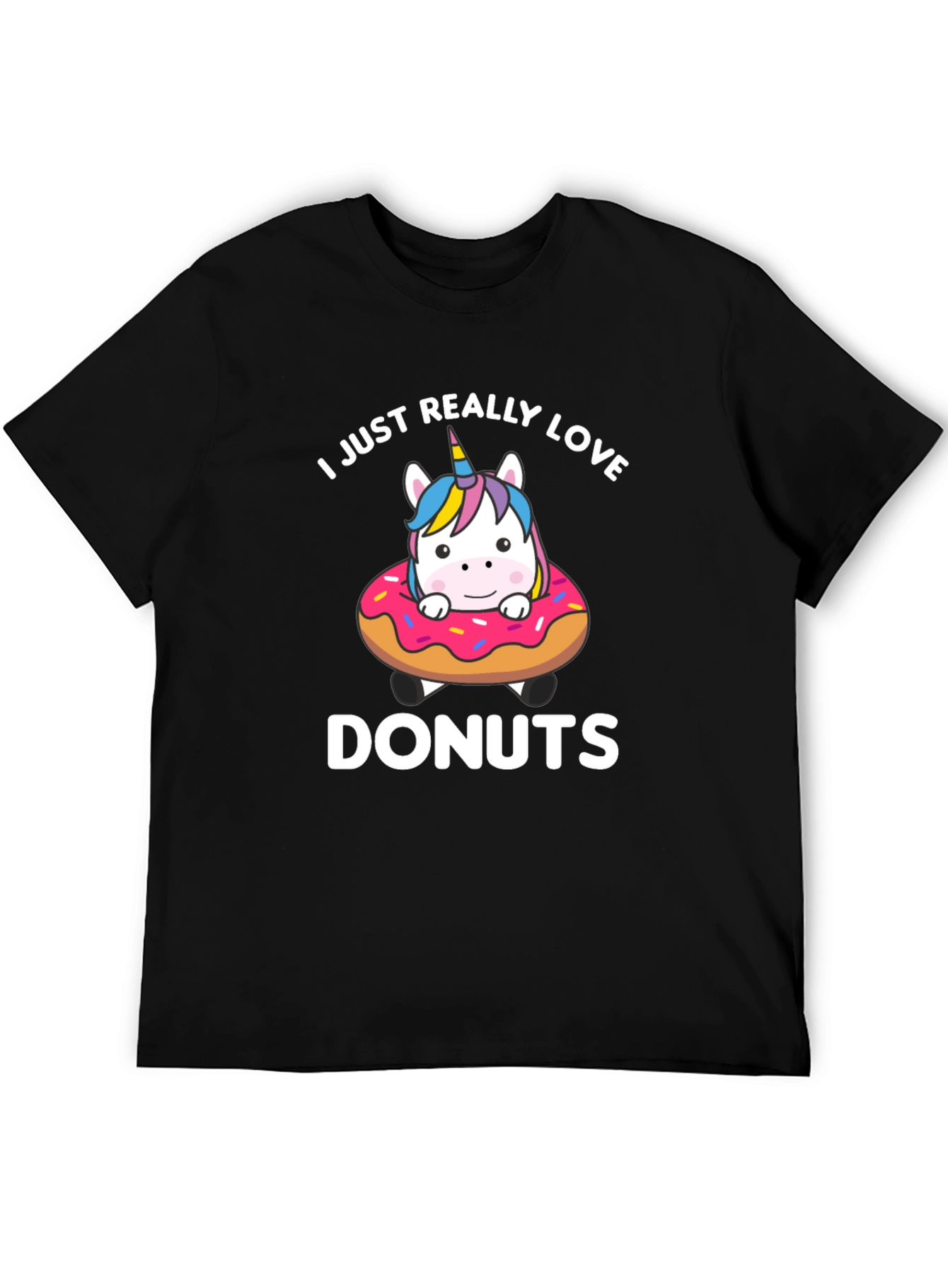 I Love Donuts Unicorn T-Shirt