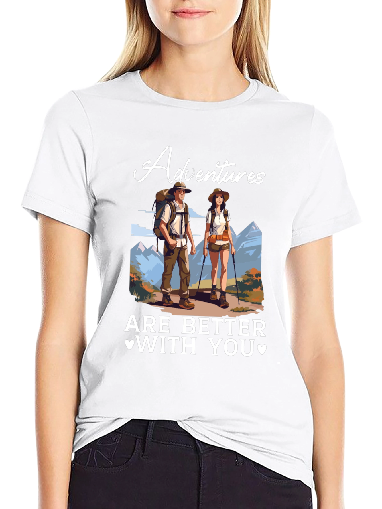 Adventure Time Tee - Couples Hiking T-Shirt