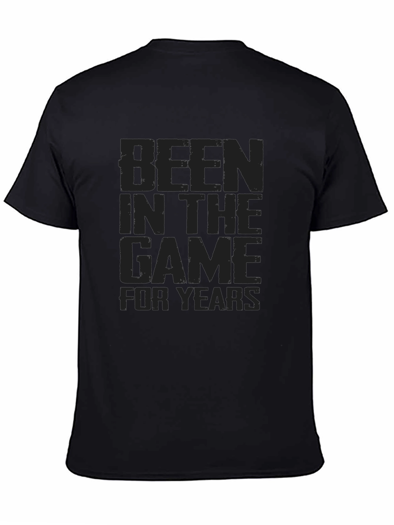 Been in the Game for Years Black T-Shirt