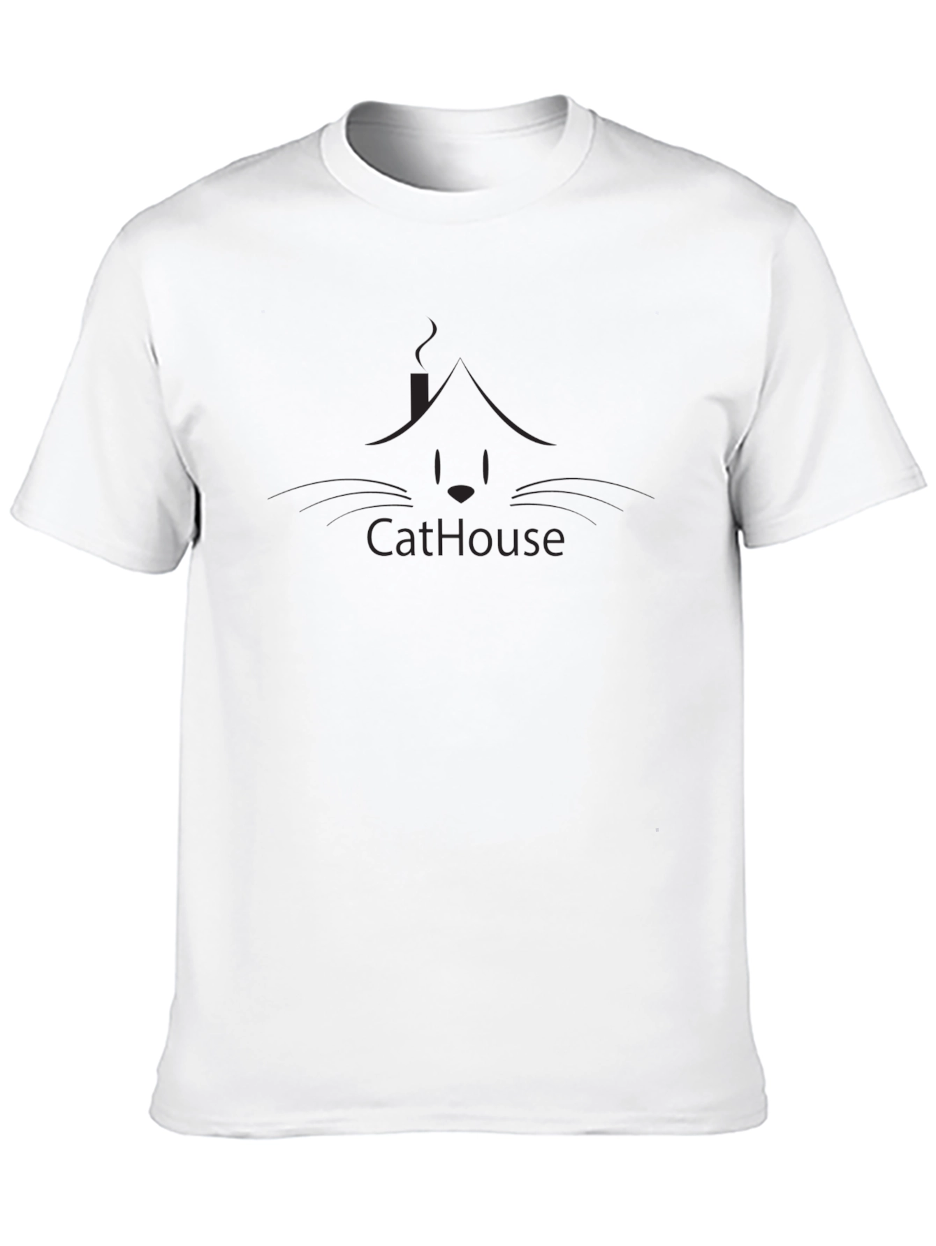 Mens Black CatHouse Graphic Tee
