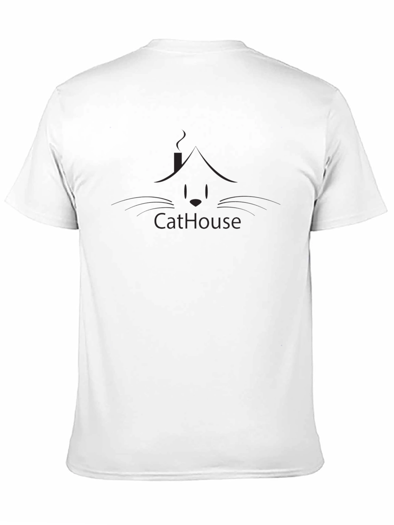 Mens Black CatHouse Graphic Tee