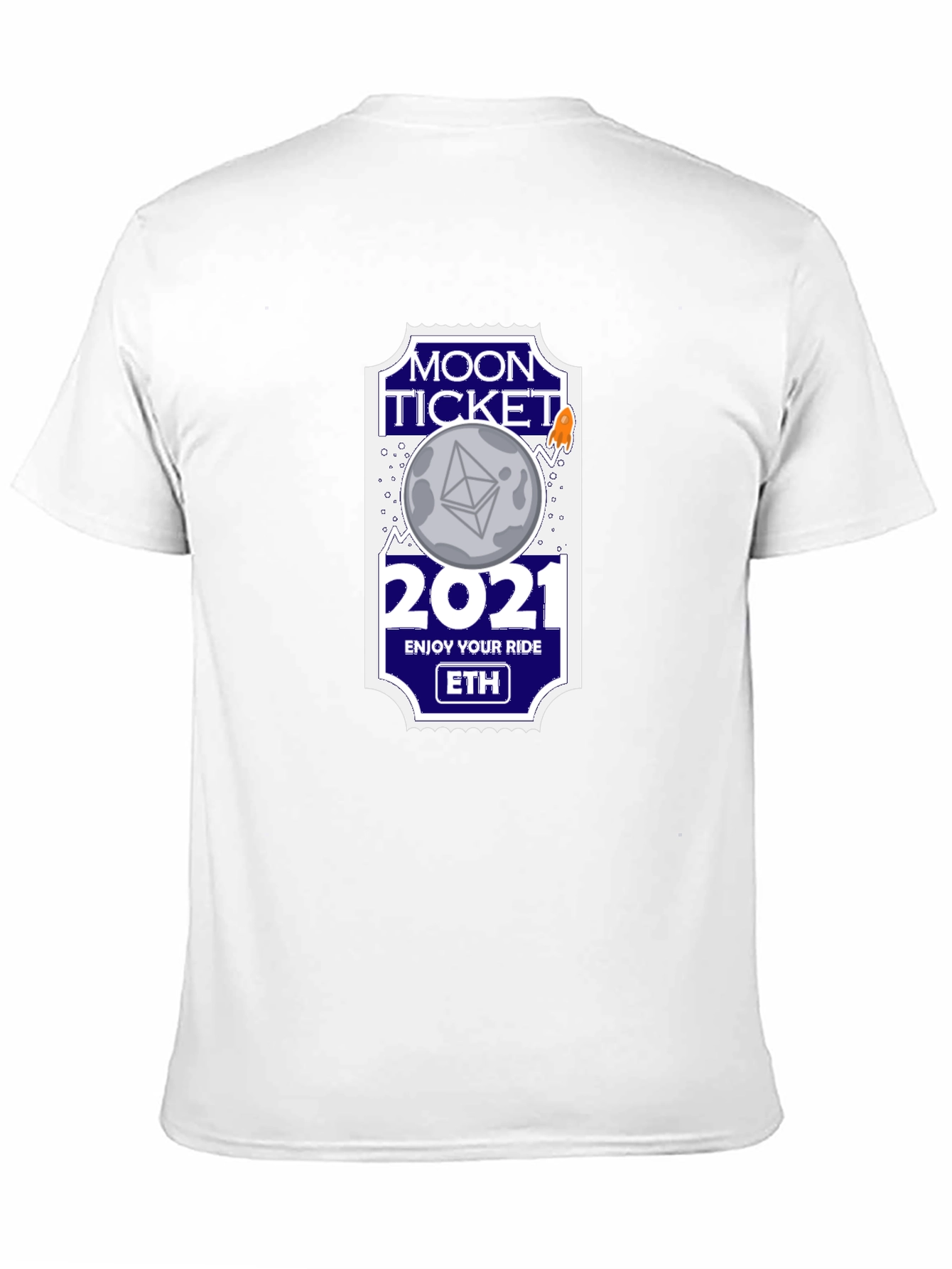 Moon Ticket 2021 ETH Black T-Shirt