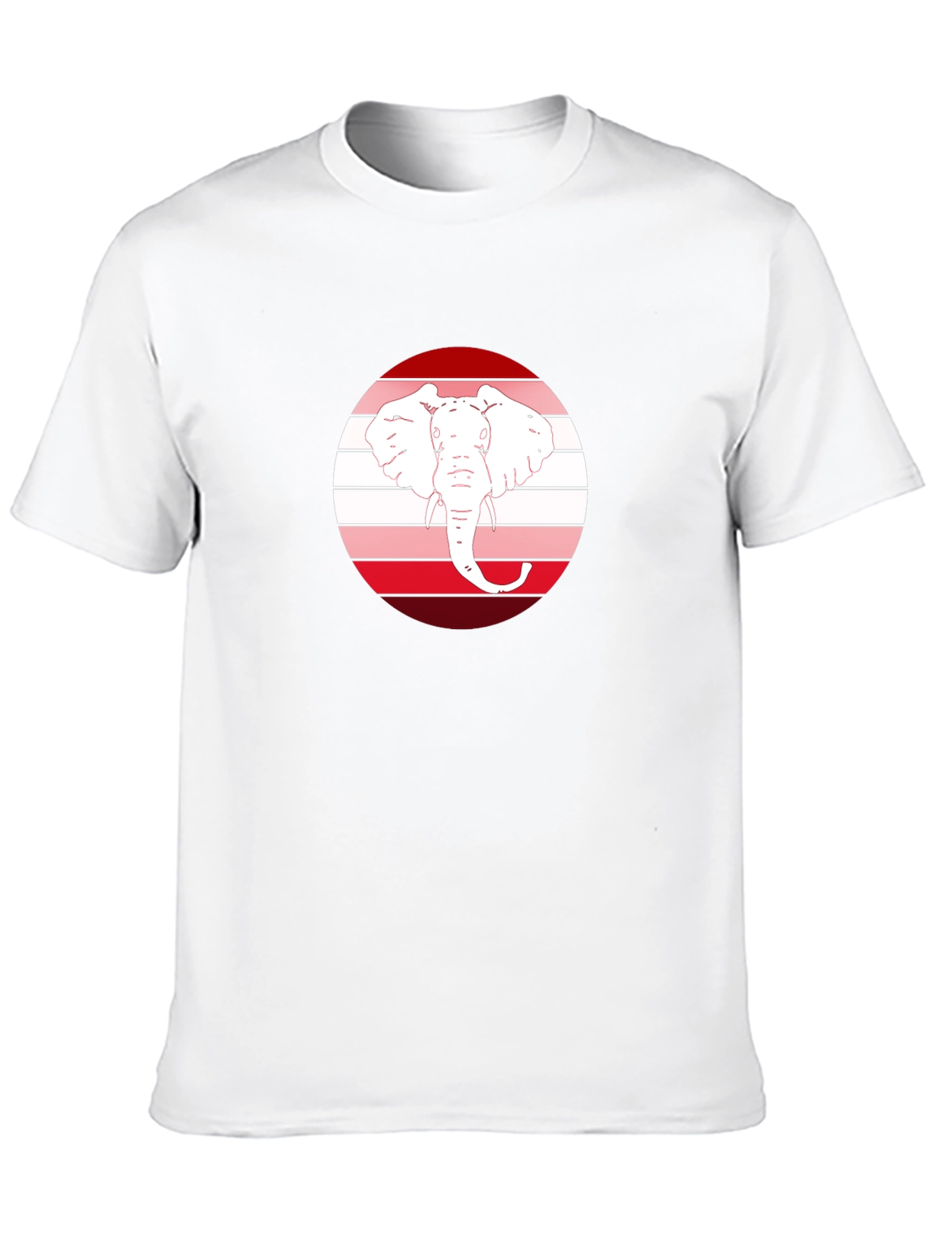 Elephant Head Graphic Tee - Black
