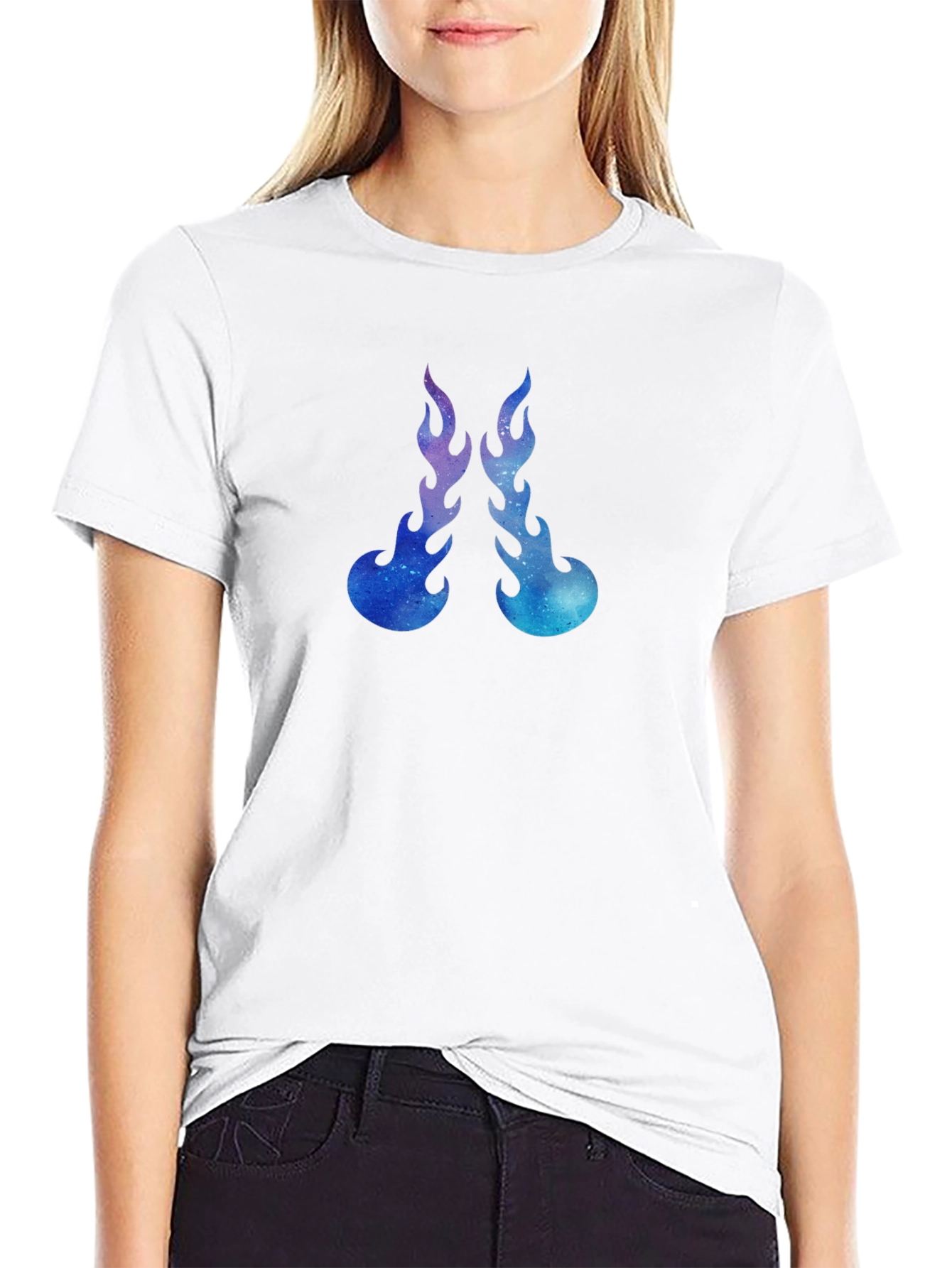 Galaxy Flame Graphic Tee