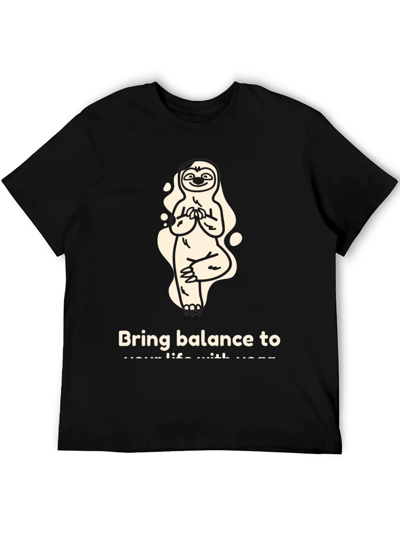 Sloth Yoga Balance T-Shirt - Mens Graphic Tee