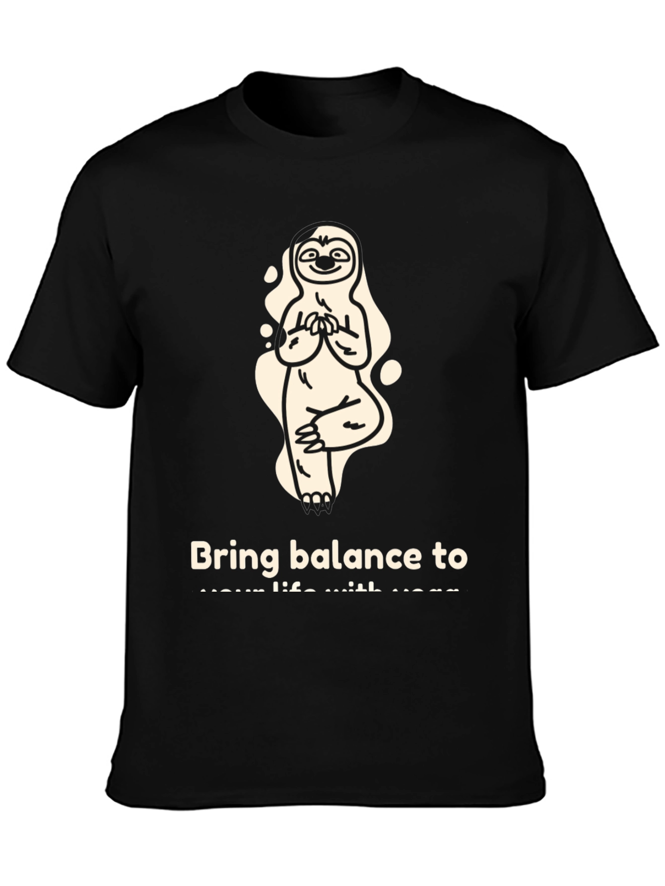 Sloth Yoga Balance T-Shirt - Mens Graphic Tee