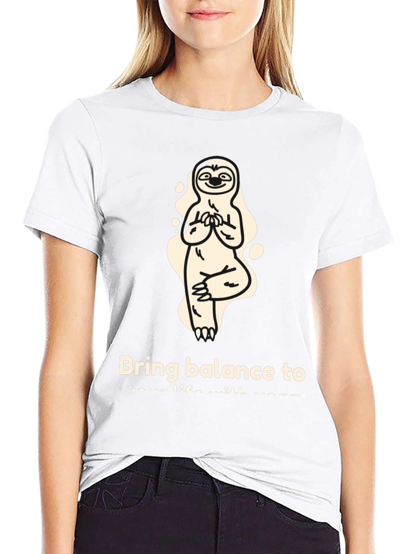Sloth Yoga Balance T-Shirt - Mens Graphic Tee
