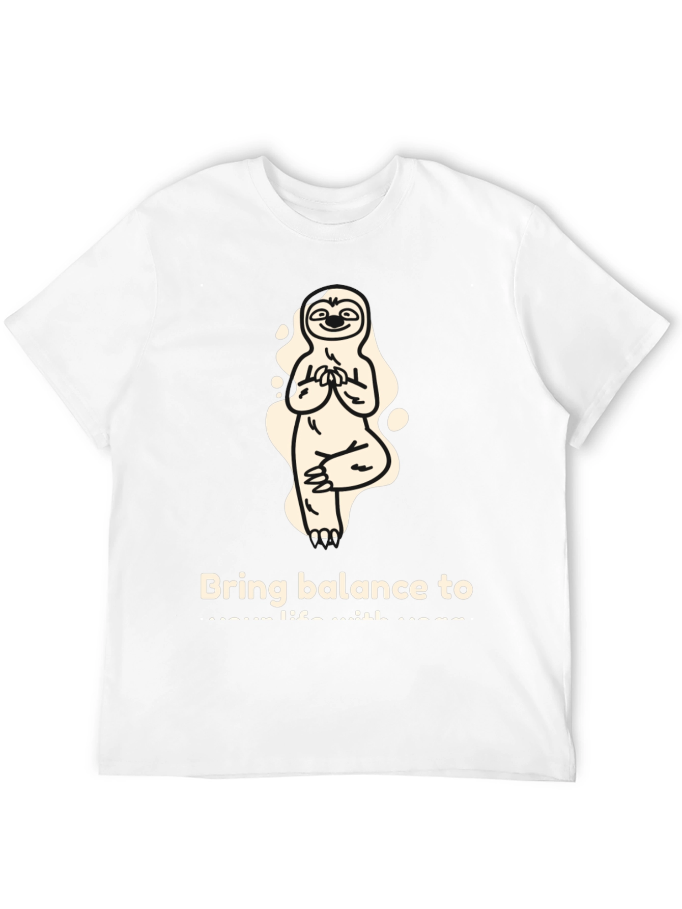 Sloth Yoga Balance T-Shirt - Mens Graphic Tee