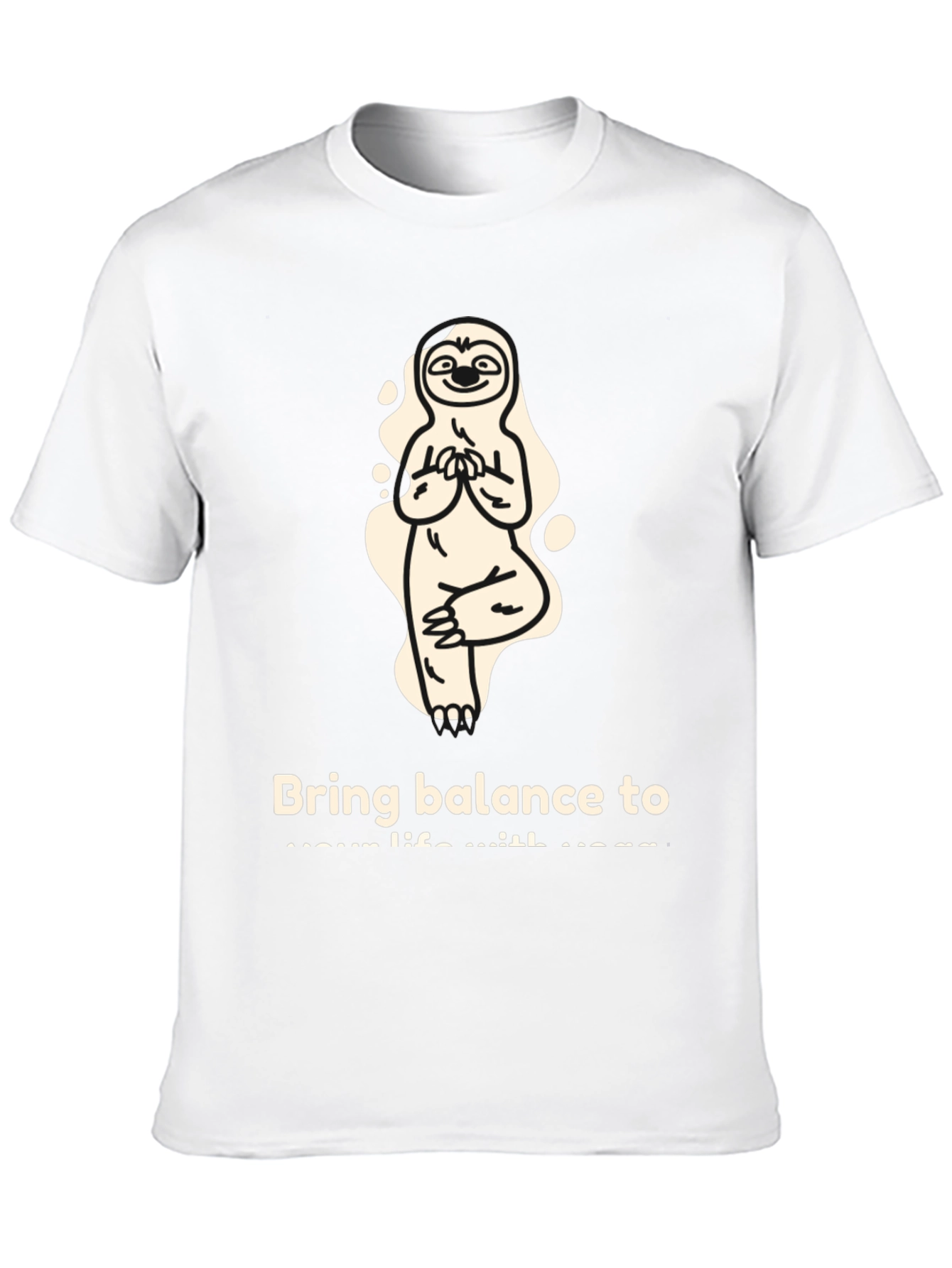 Sloth Yoga Balance T-Shirt - Mens Graphic Tee