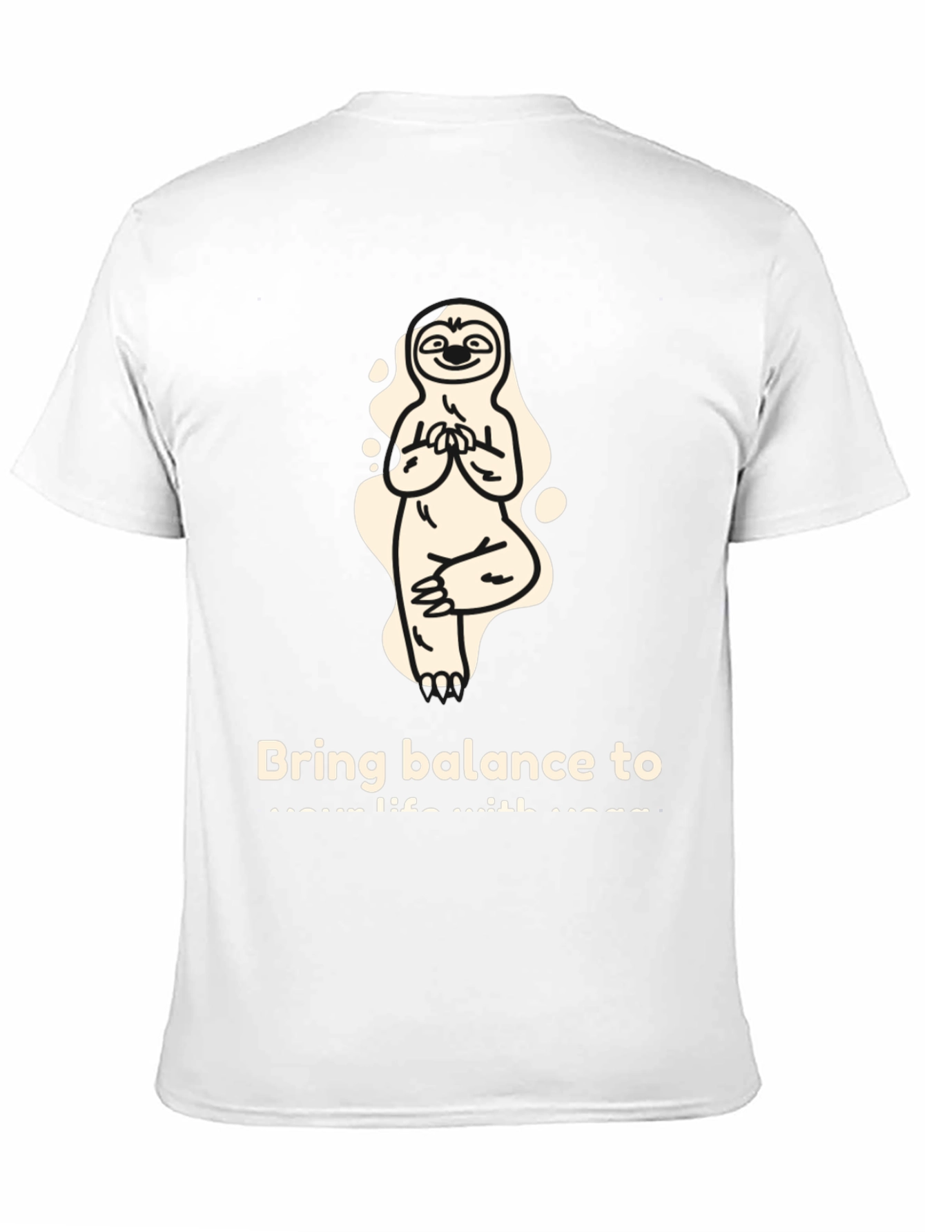 Sloth Yoga Balance T-Shirt - Mens Graphic Tee