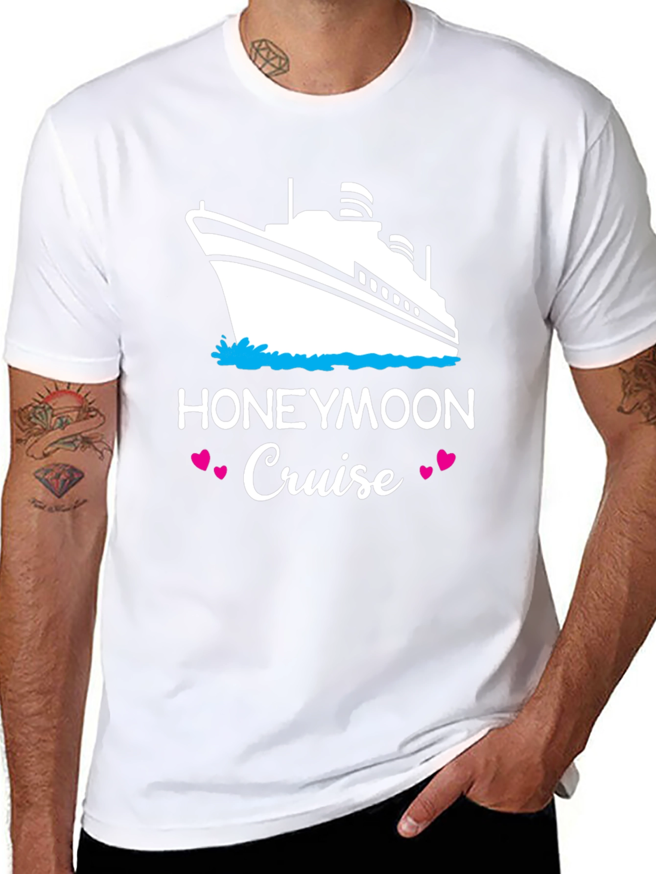 Honeymoon Cruise T-Shirt: Romantic Getaway Tee