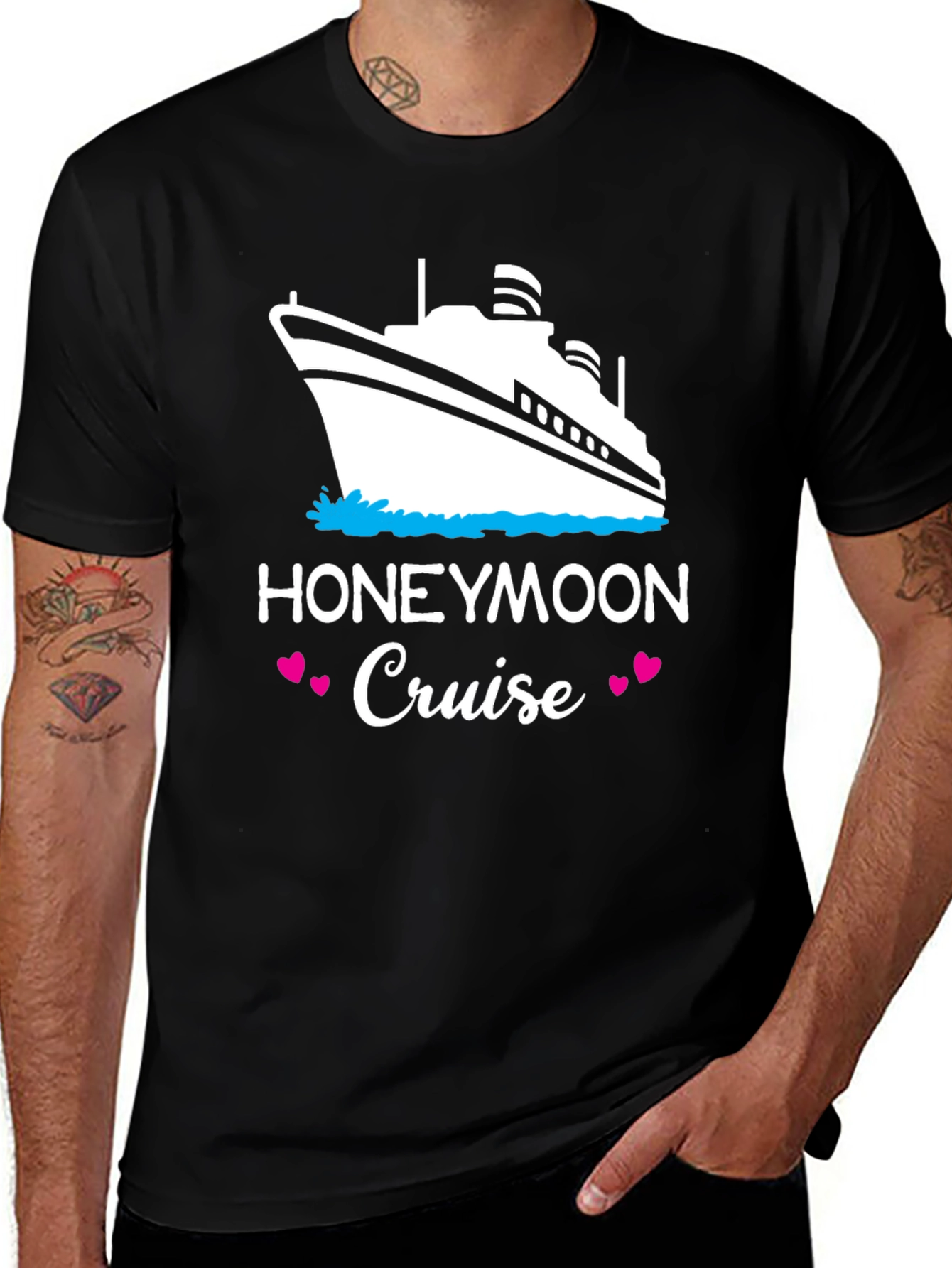 Honeymoon Cruise T-Shirt: Romantic Getaway Tee