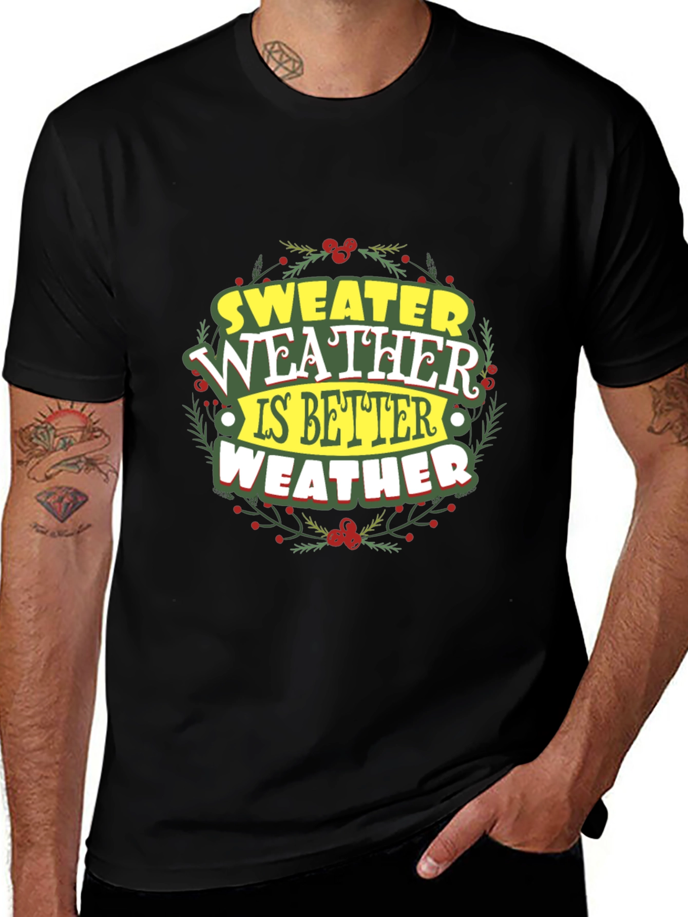 Sweater Weather Graphic T-Shirt