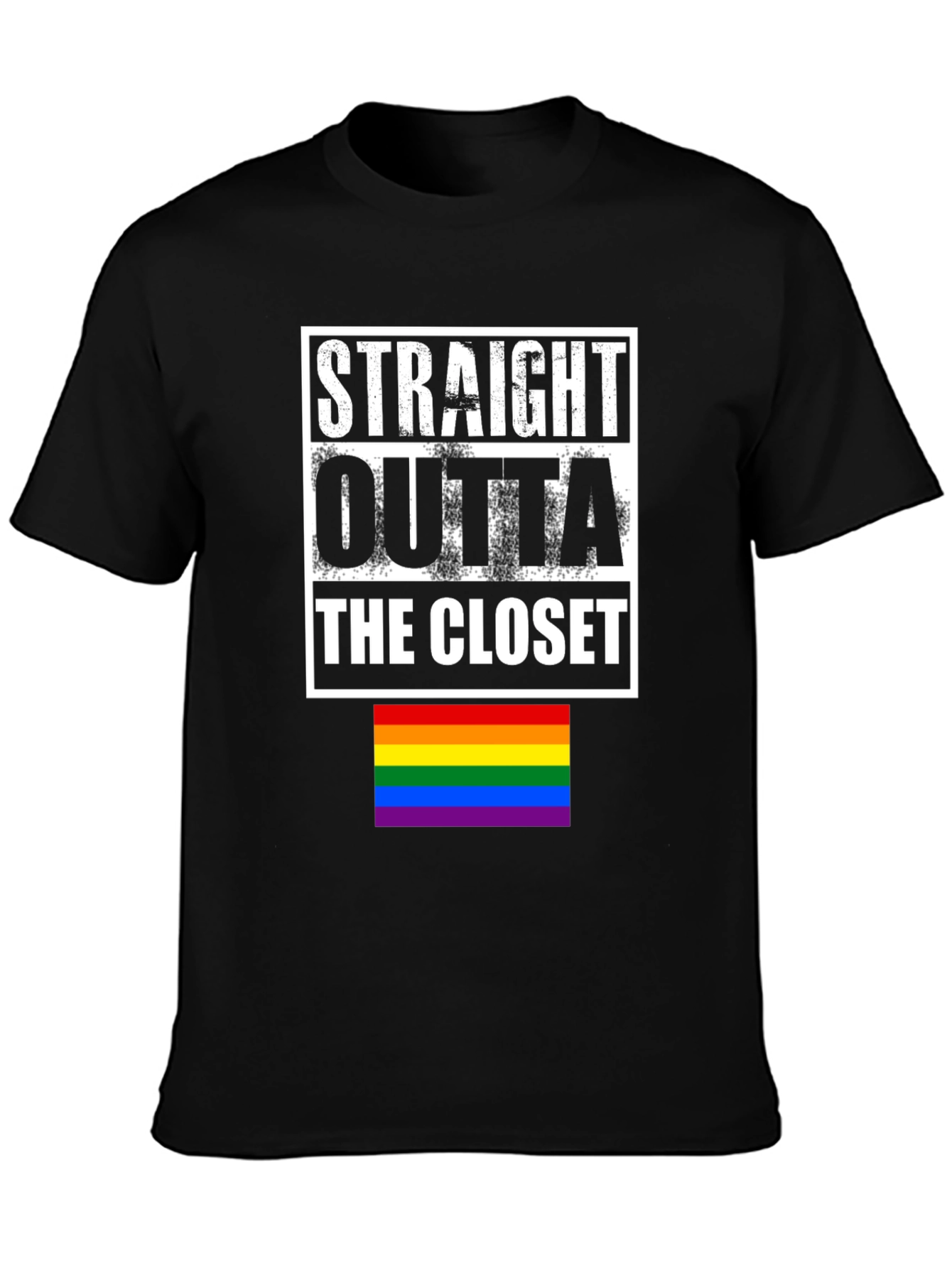 Straight Outta the Closet LGBTQ Pride T-Shirt