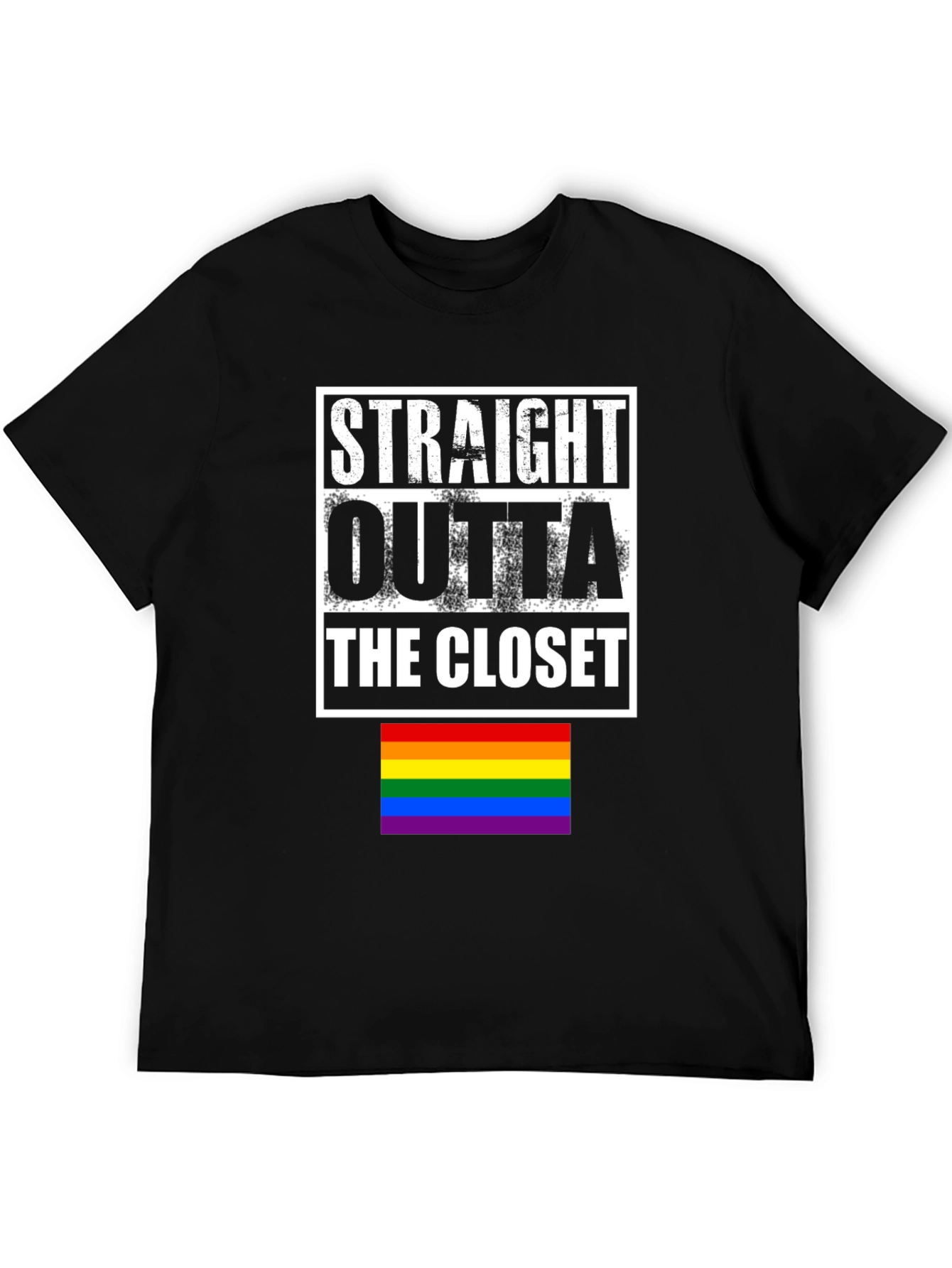 Straight Outta the Closet LGBTQ Pride T-Shirt
