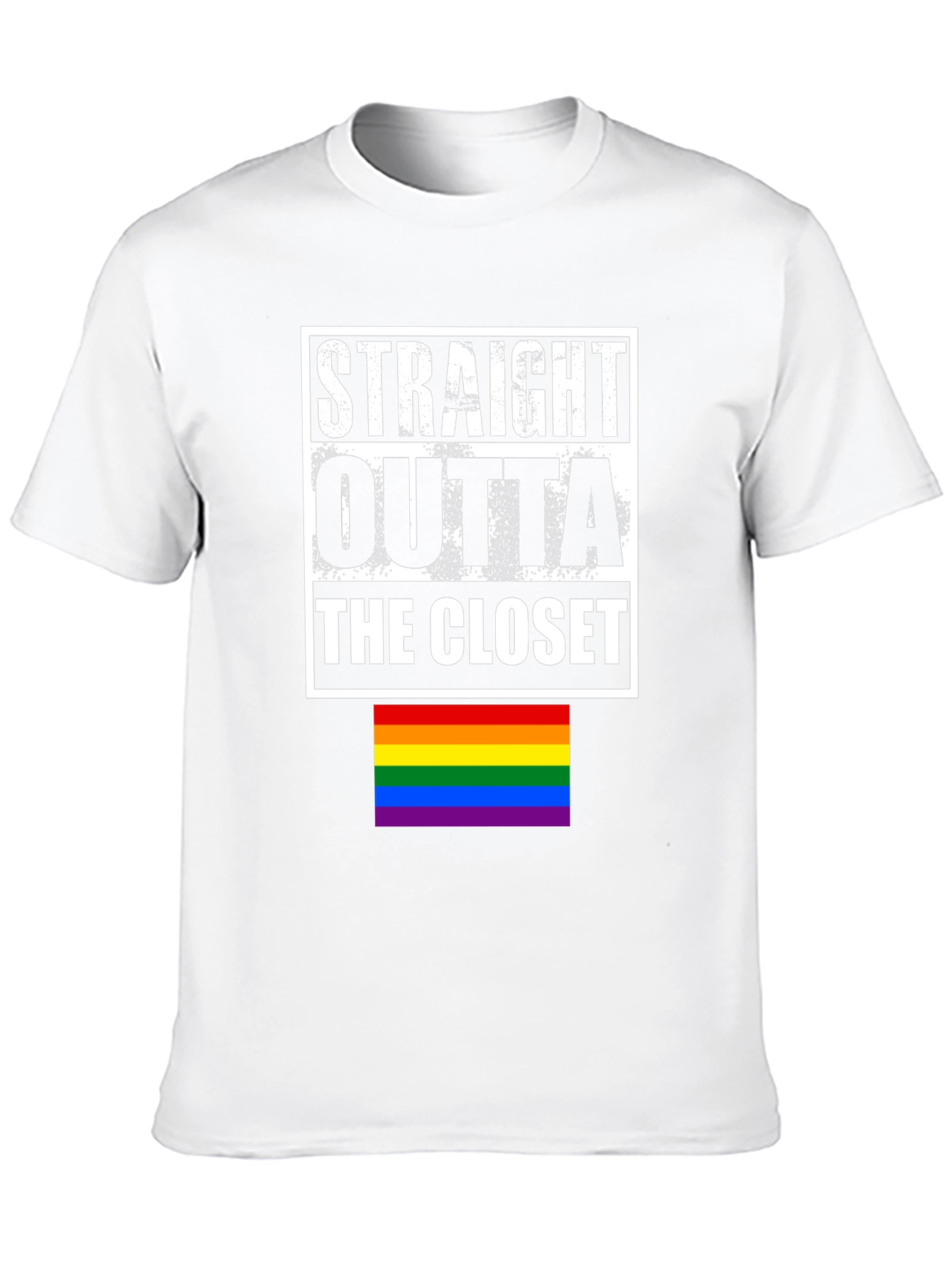 Straight Outta the Closet LGBTQ Pride T-Shirt