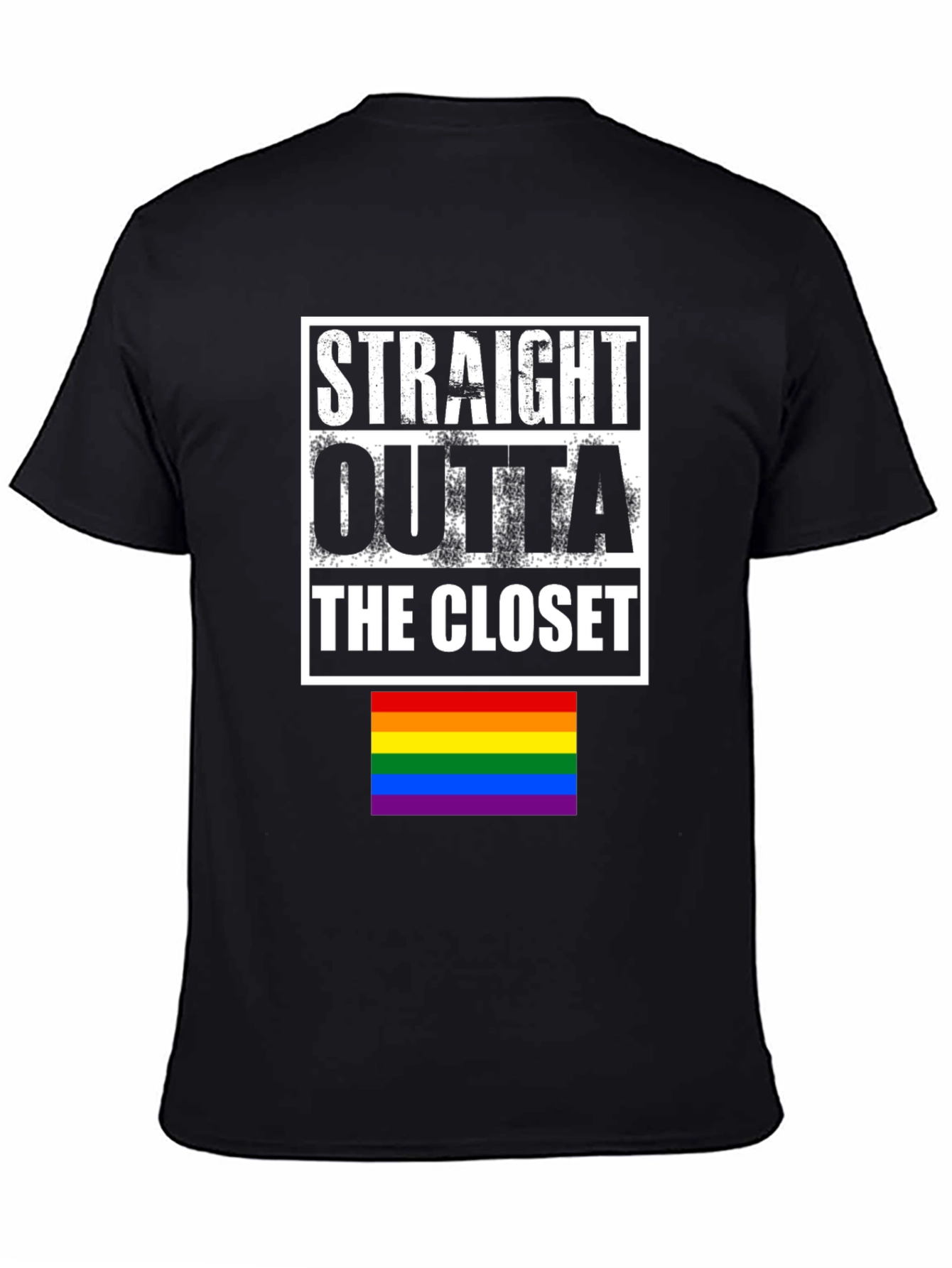 Straight Outta the Closet LGBTQ Pride T-Shirt
