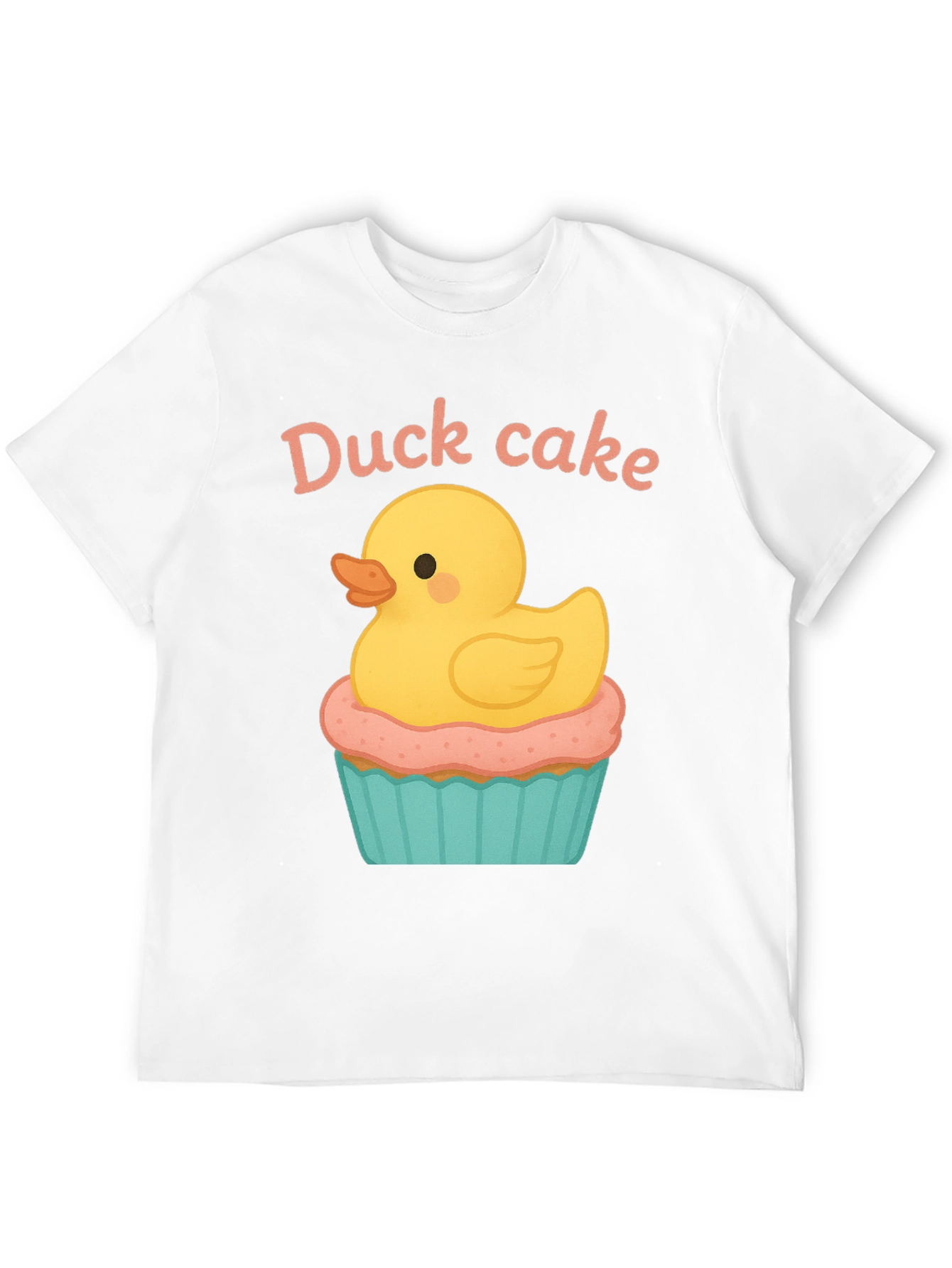 Duck Cake T-Shirt - Adorable Duck Cupcake Tee